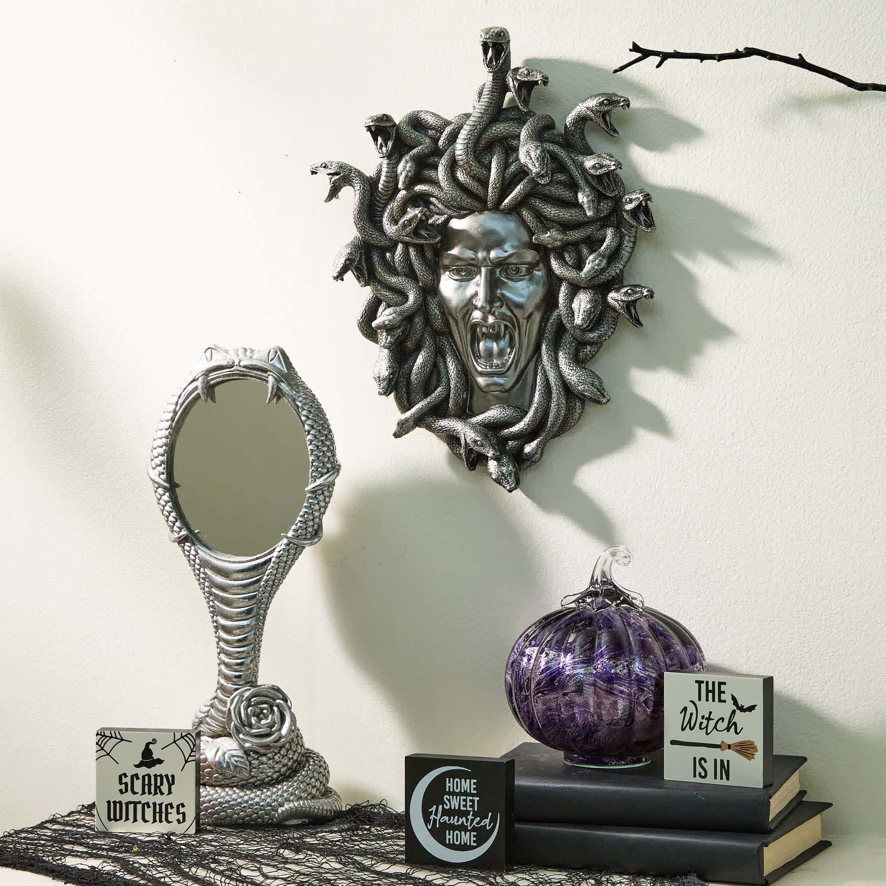 Spellbound Snake Mirror, 14.2"