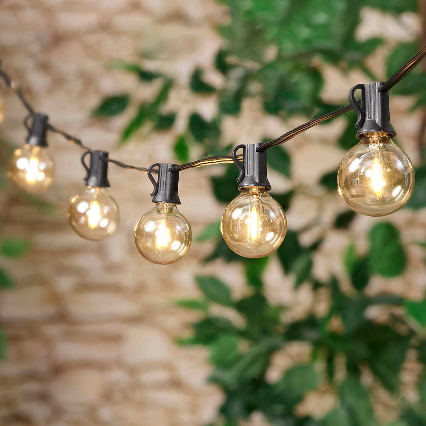 10-Count LED Filament Globe String Lights