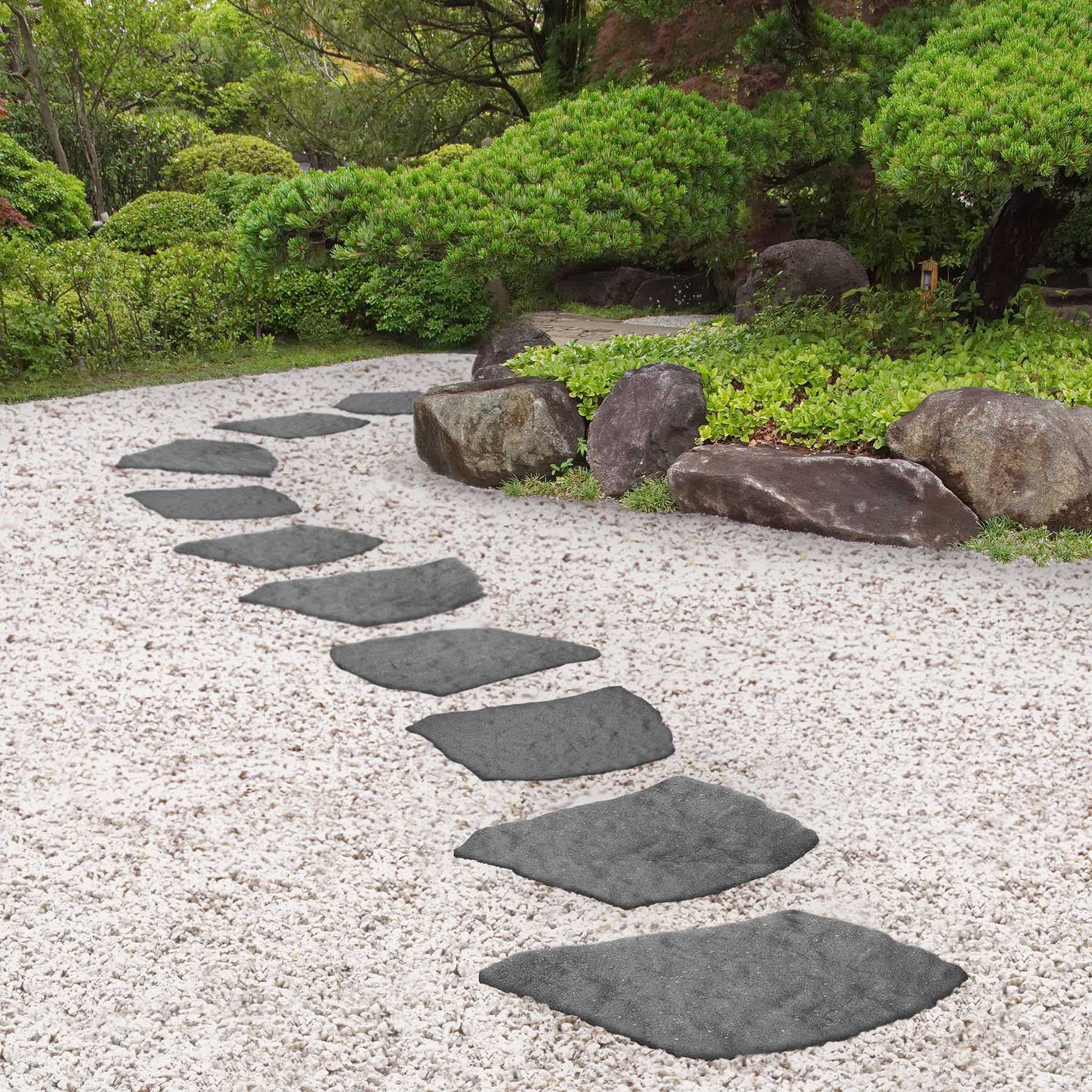 Natural Slate Pathway Outdoor Garden Stepping Stone, 18x22