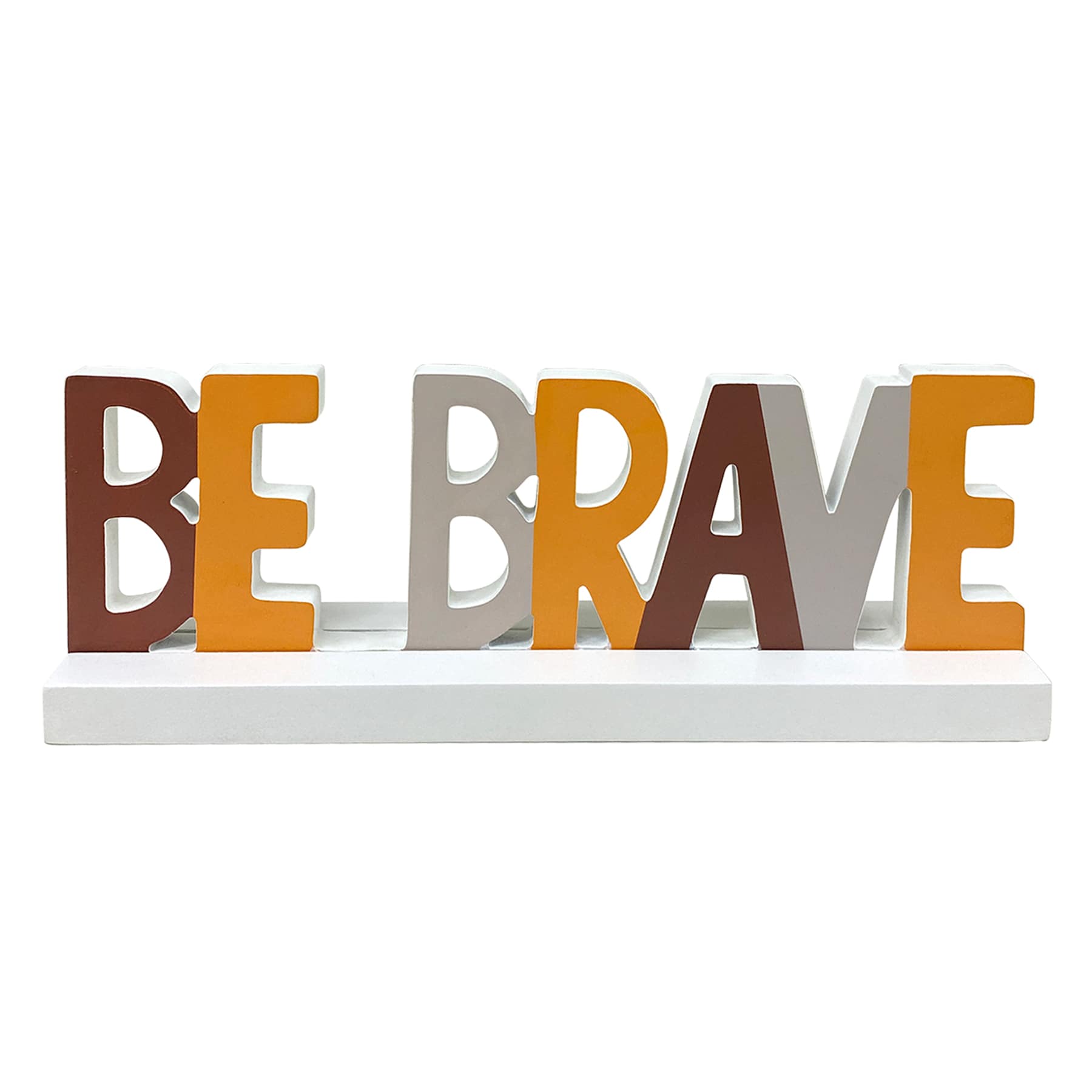 Tiny Dreamers Be Brave Wood Sign, 9.8x3.5