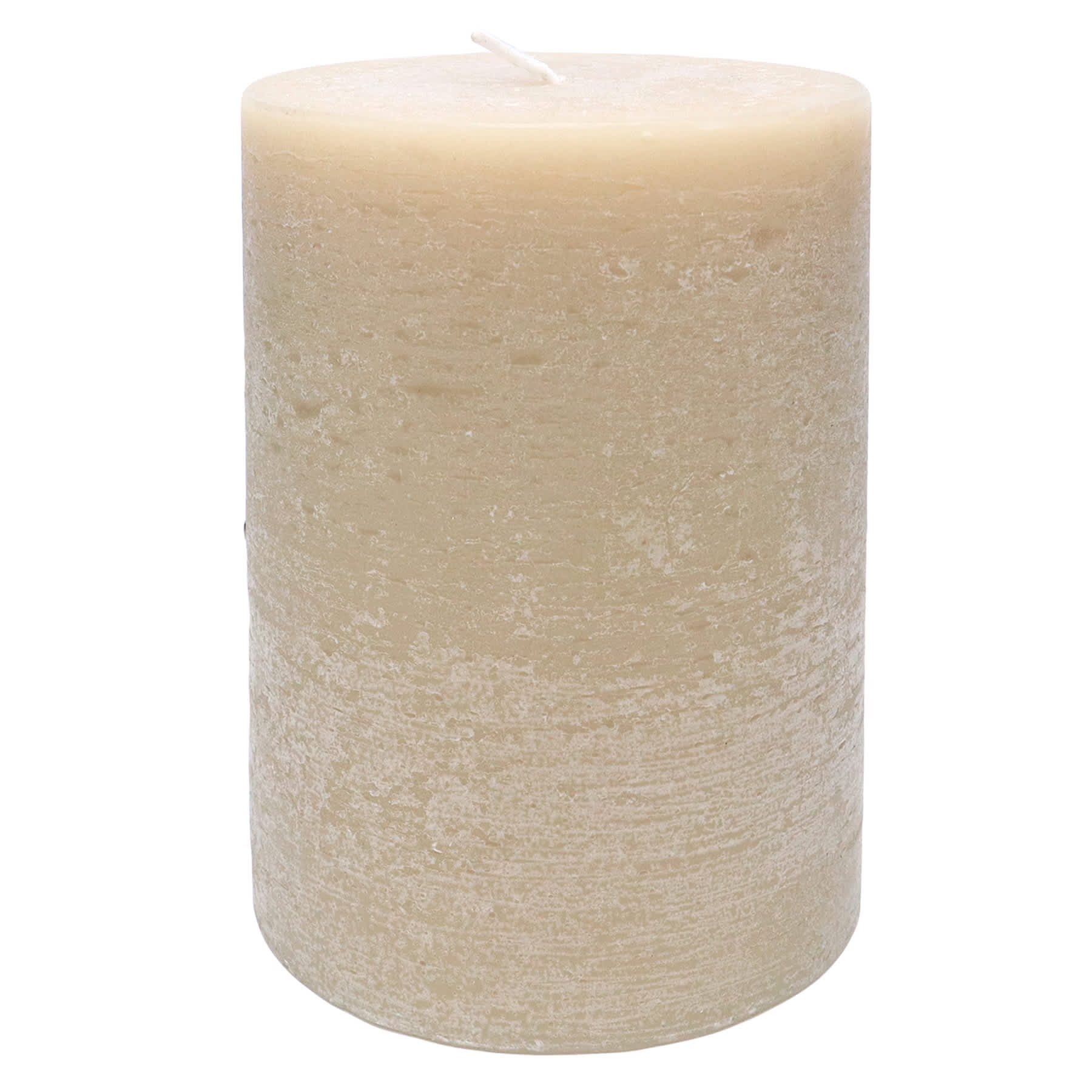 Honeybloom Tan Unscented Pillar Candle, 3x4