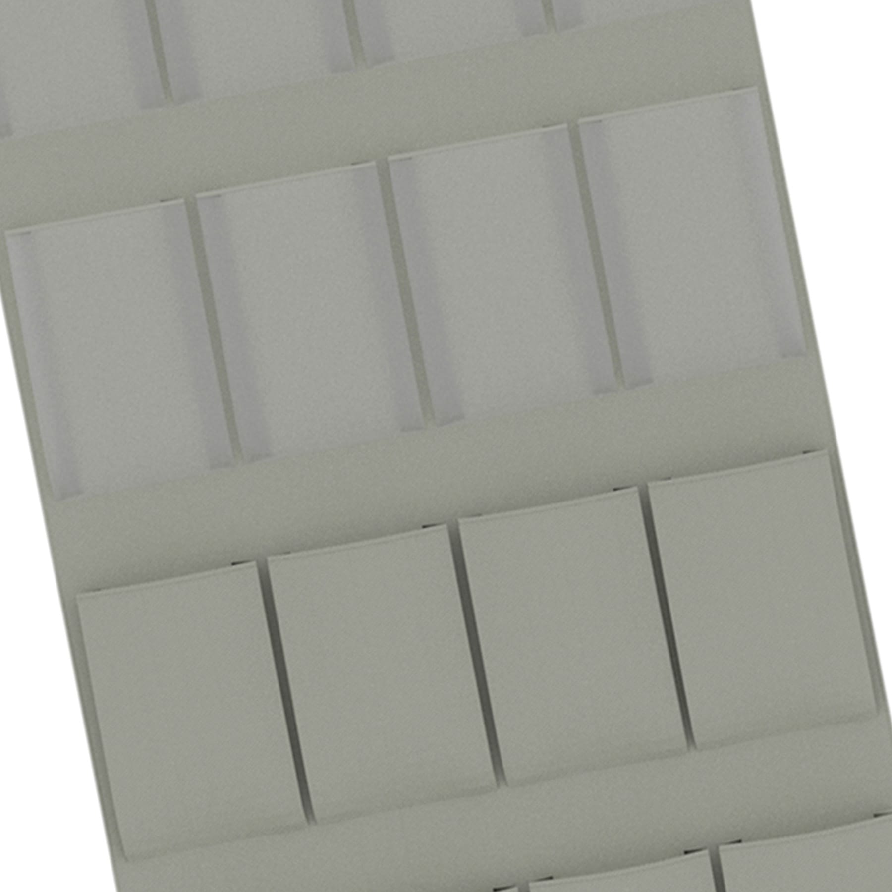 Over The Door Fabric Shoe Closet Organizer, Grey