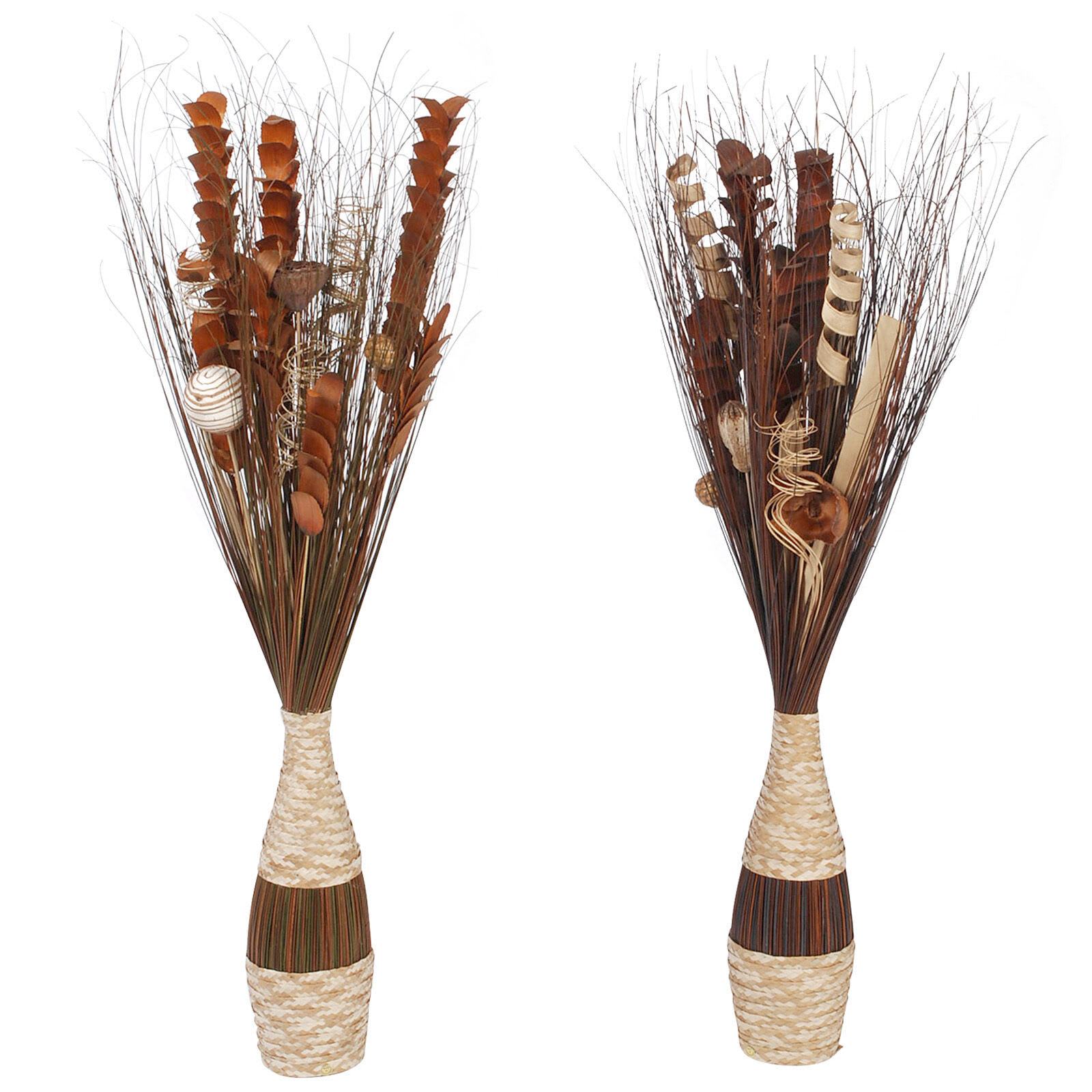 Dried Natural Buri Bundle, 40"