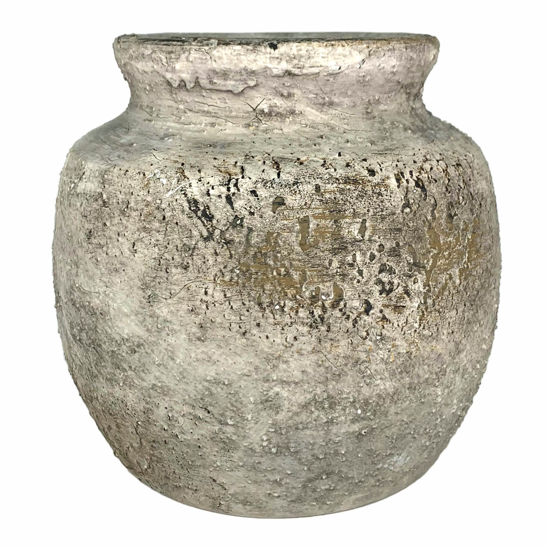 Ty Pennington Rustic Wash Ceramic Vase, 5"