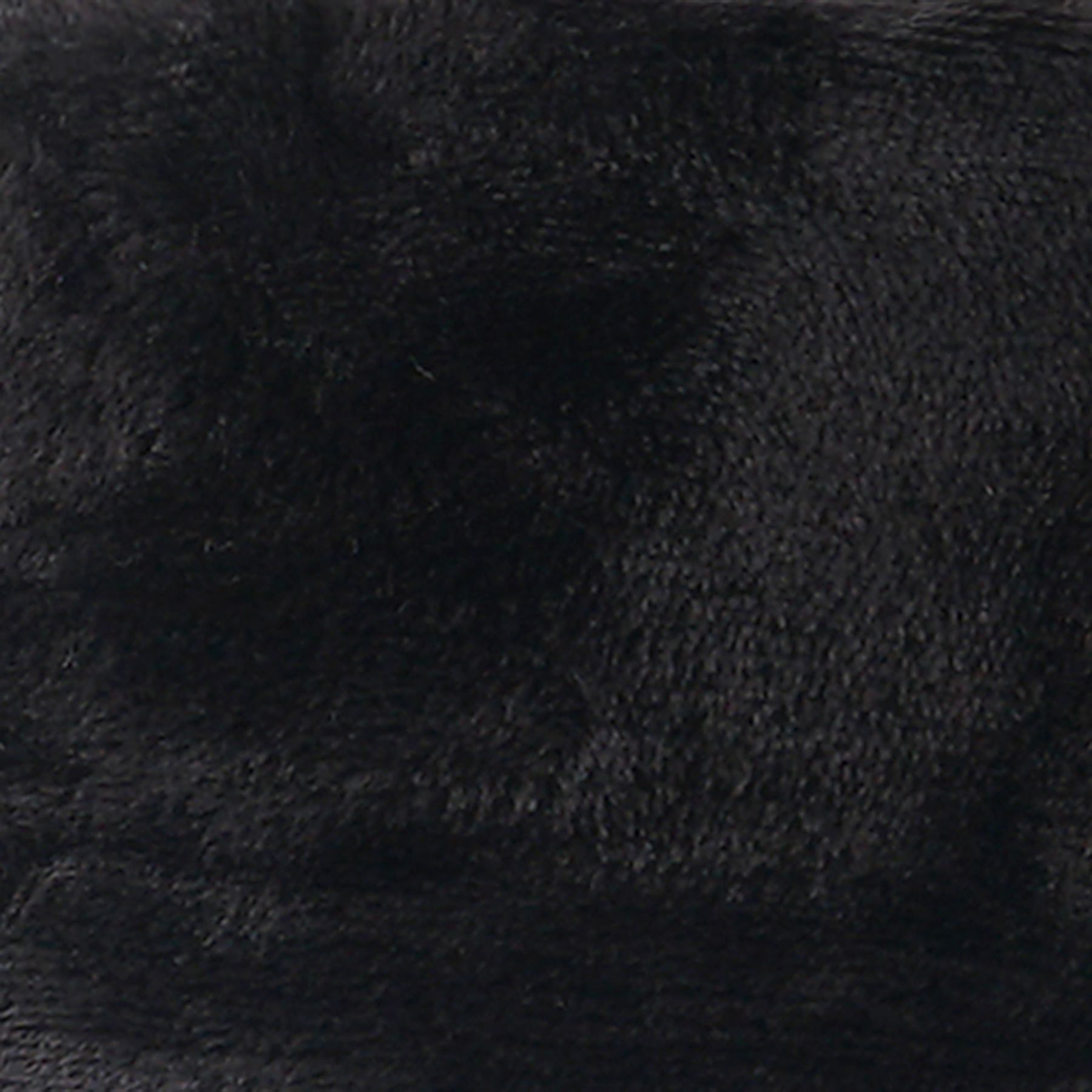 Black Microfiber Plush Throw Blanket, 50x60