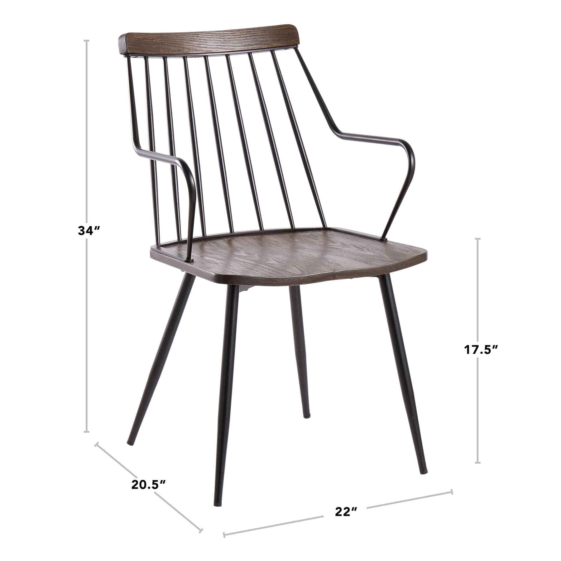 Honeybloom Whitley Dining Chair, Neutral