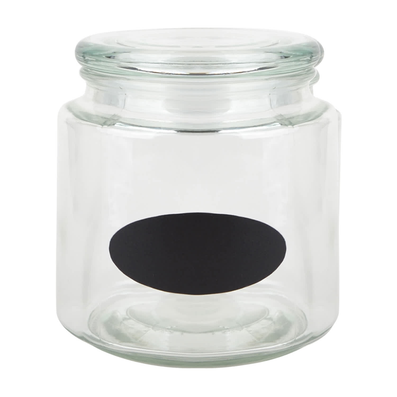 Glass Canister with Chalk Label, 50oz
