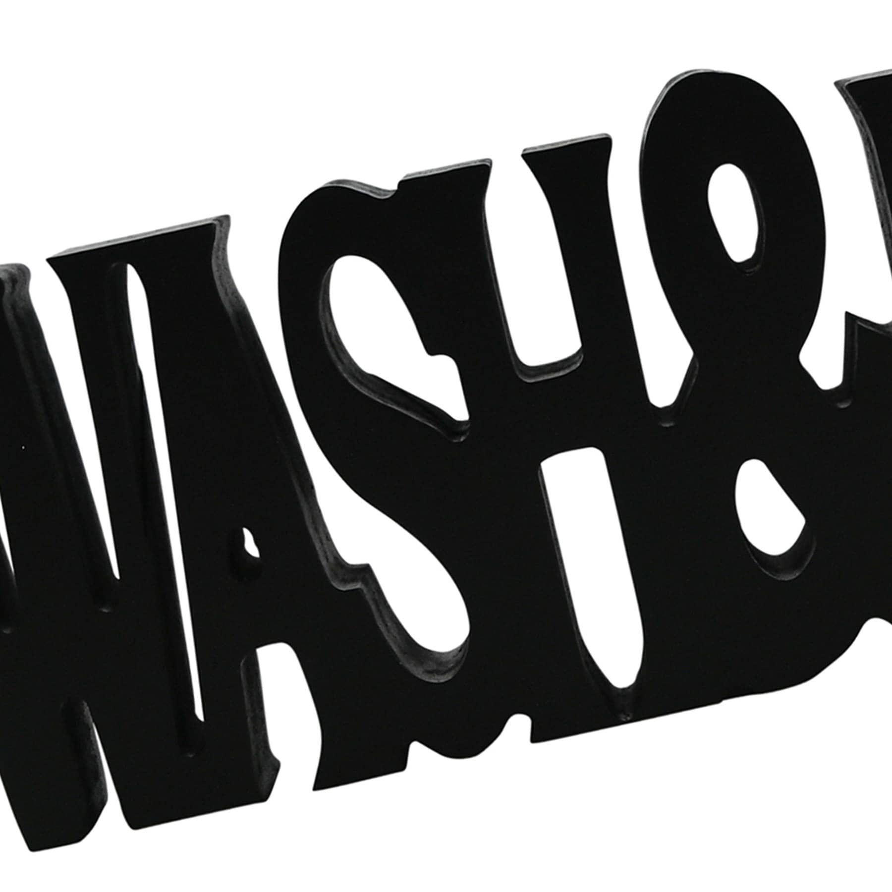 Wash Dry Cutout Sign, 8x3