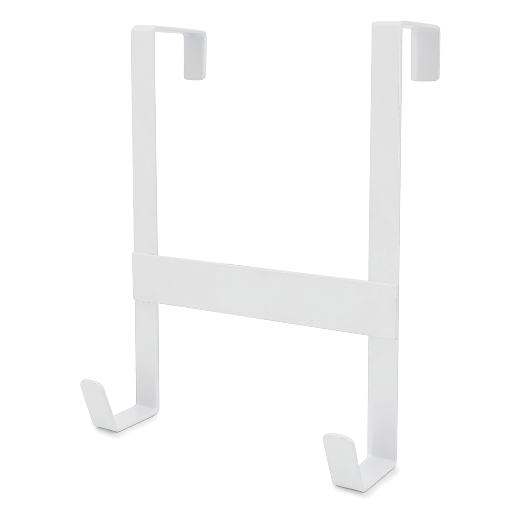 White Metal Over the Door Hook