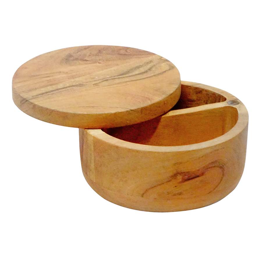 Acacia Wood Salt Shaker & Pepper Cellar