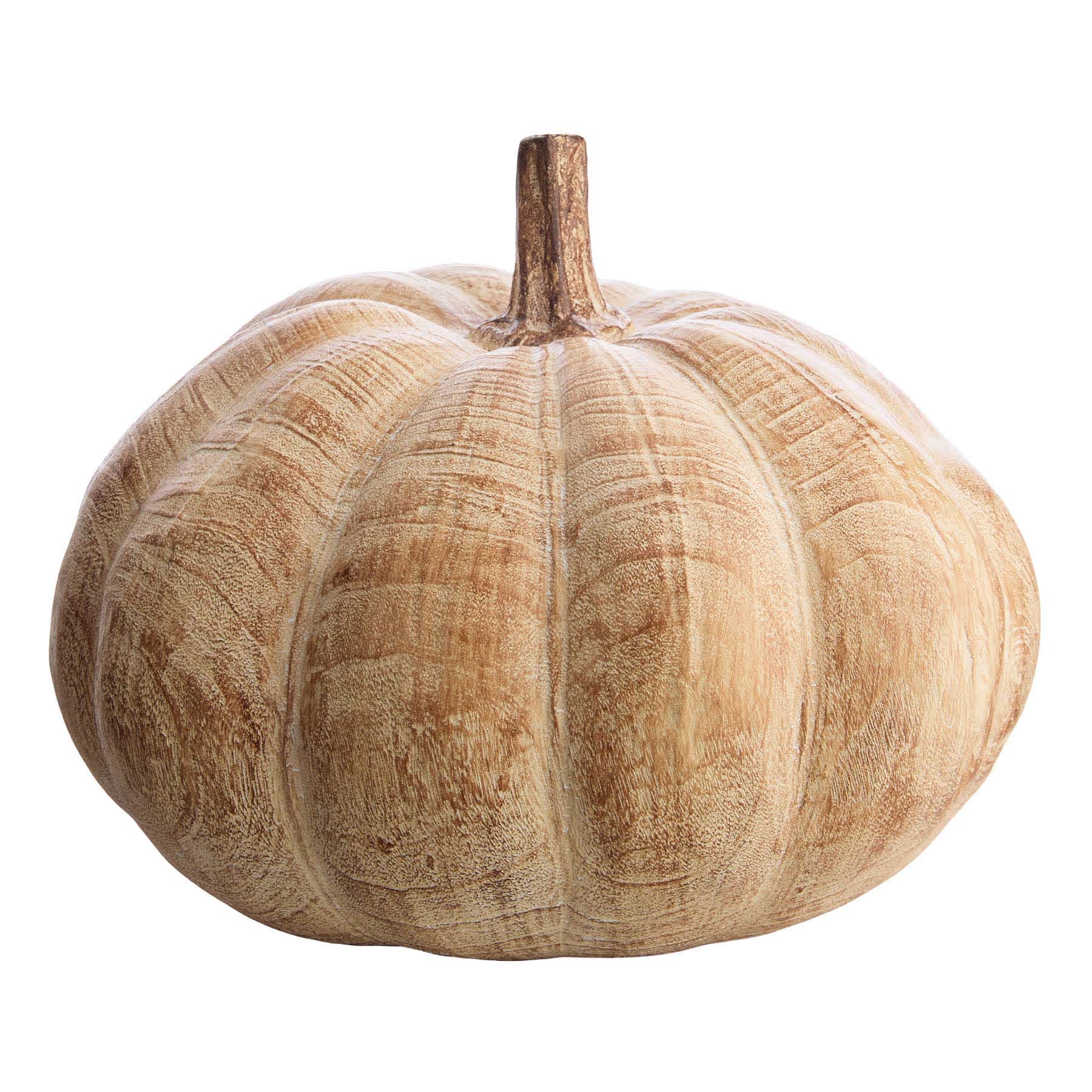 Woodgrain Pumpkin, 8.7x5.5