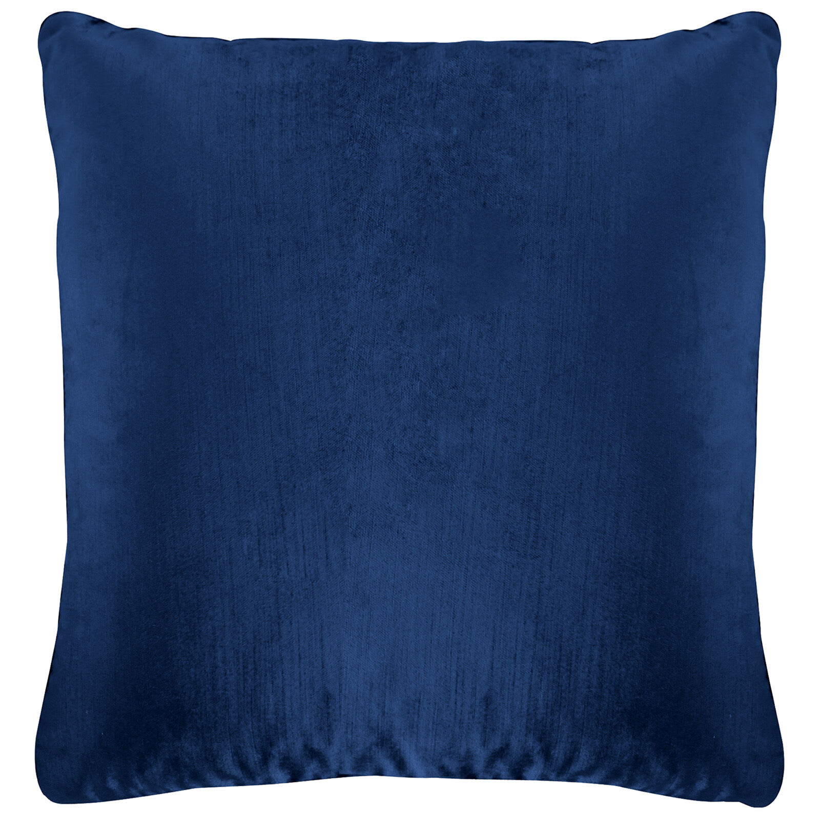 Gillmore Navy Blue Velvet Throw Pillow, 18"