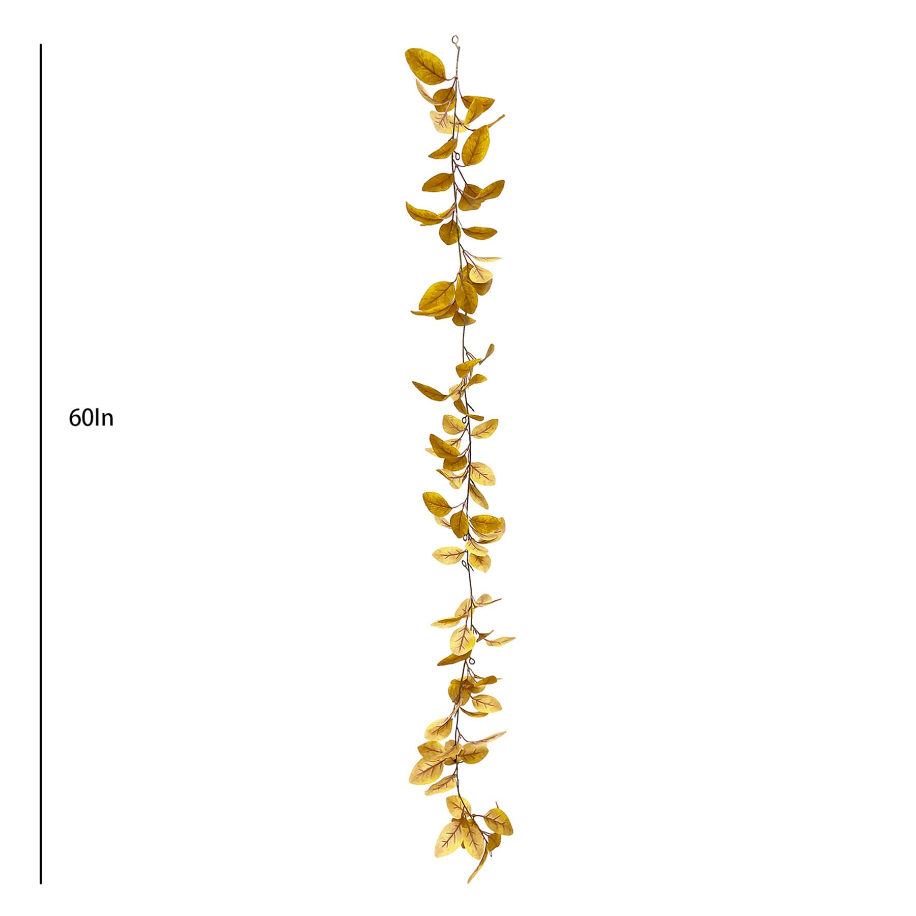 Yellow Leaves Coiled Garland, 60"