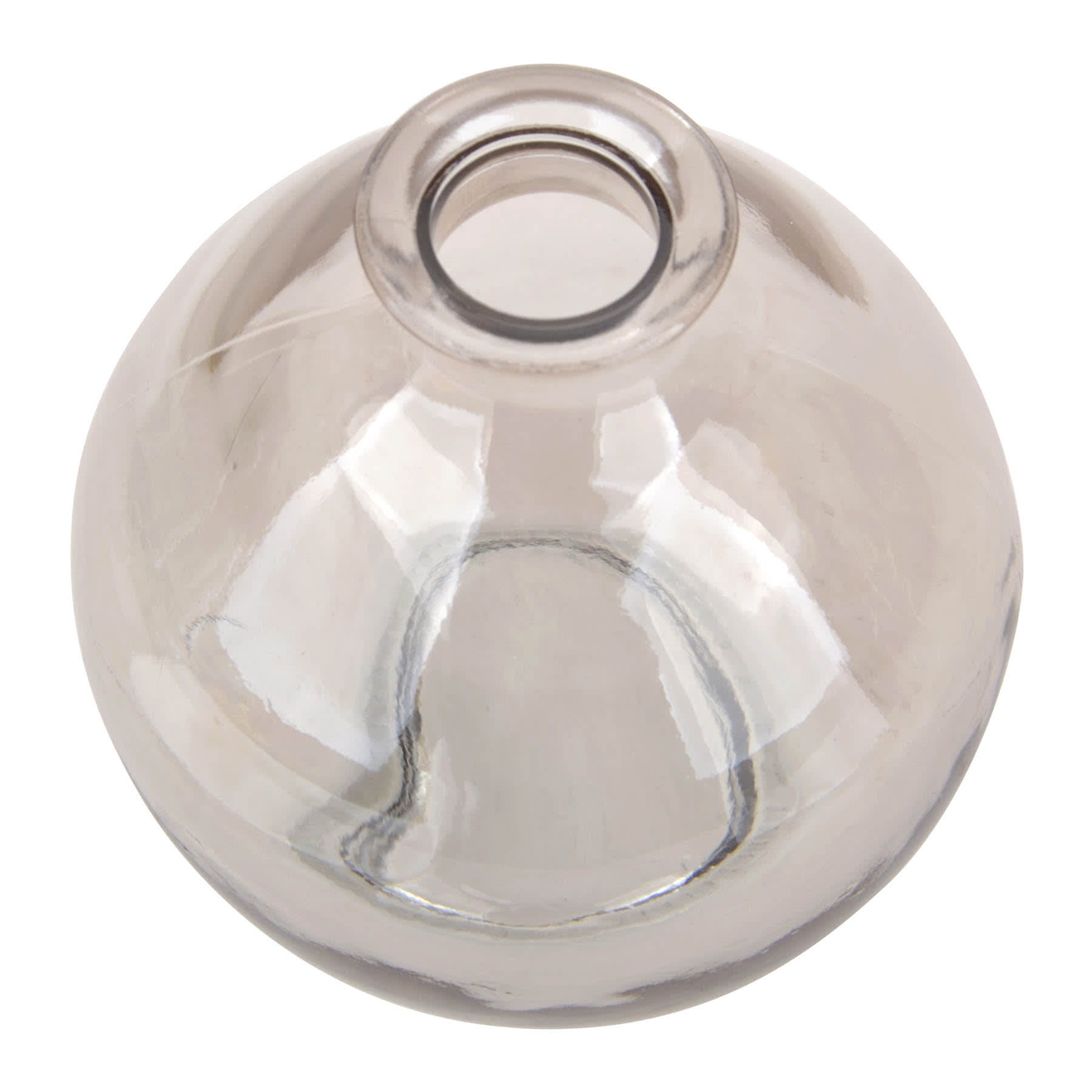 Brown Glass Bud Vase, 5"