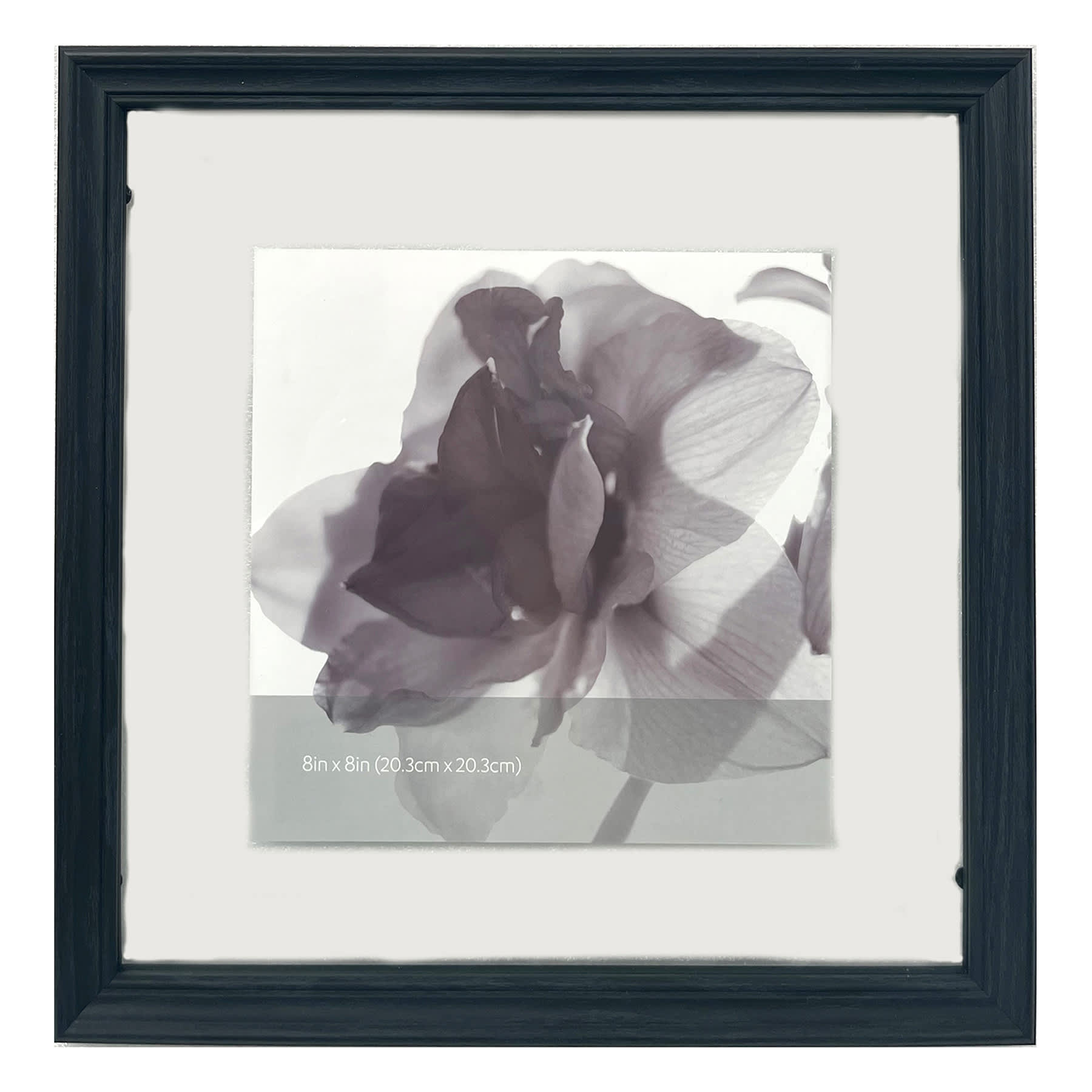 Black Ornate Floating Wall Frame, 12"