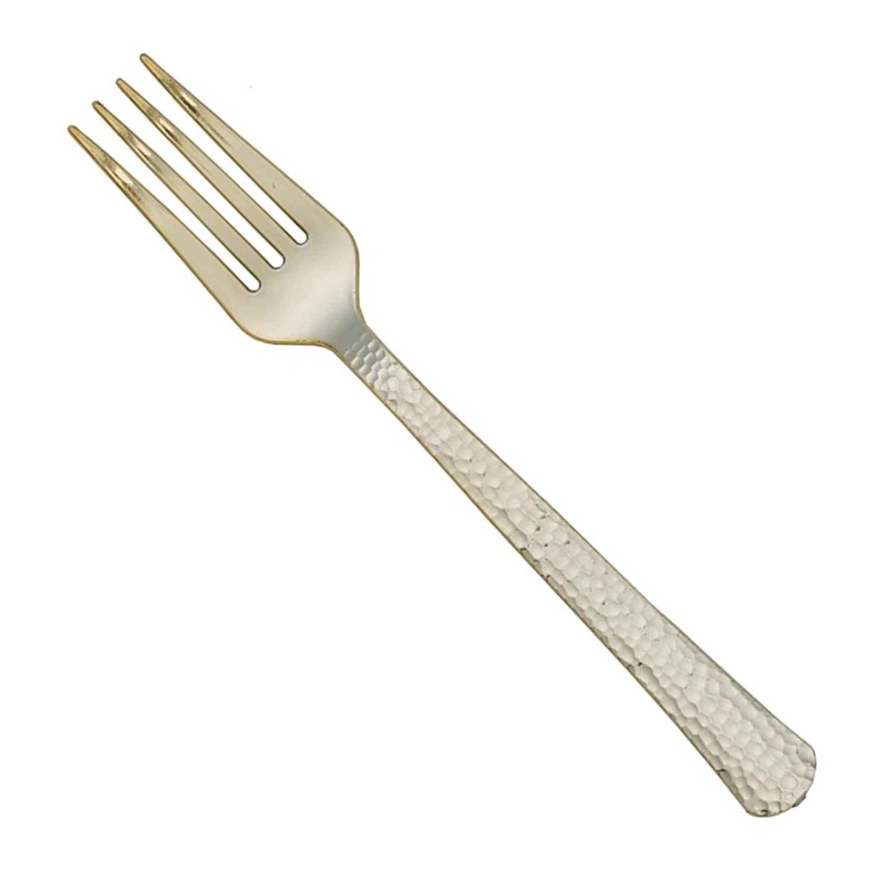 Set of 96 Hammered Gold Cutlery Set
