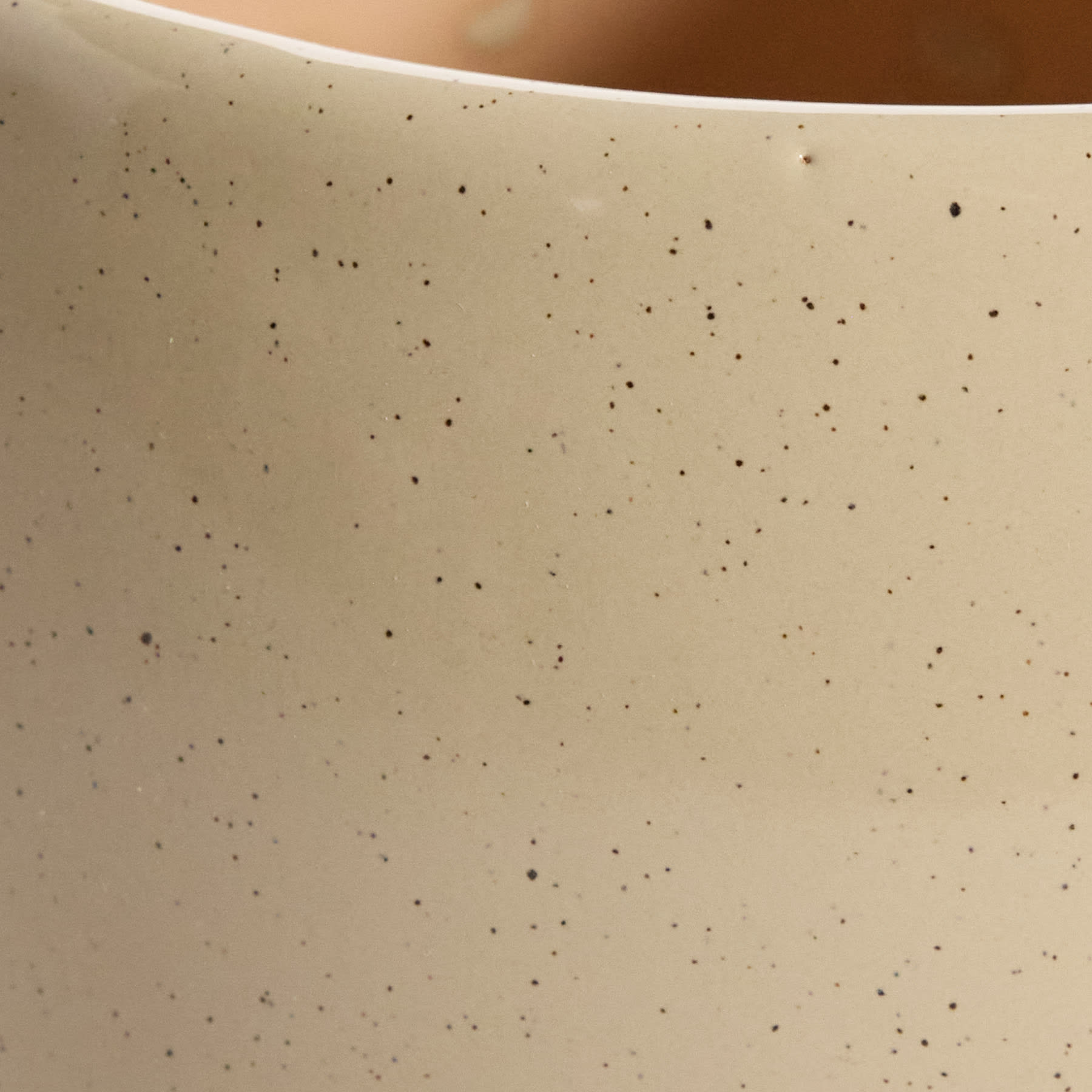 Honeybloom Indoor Ivy Beige Ceramic Planter, Medium