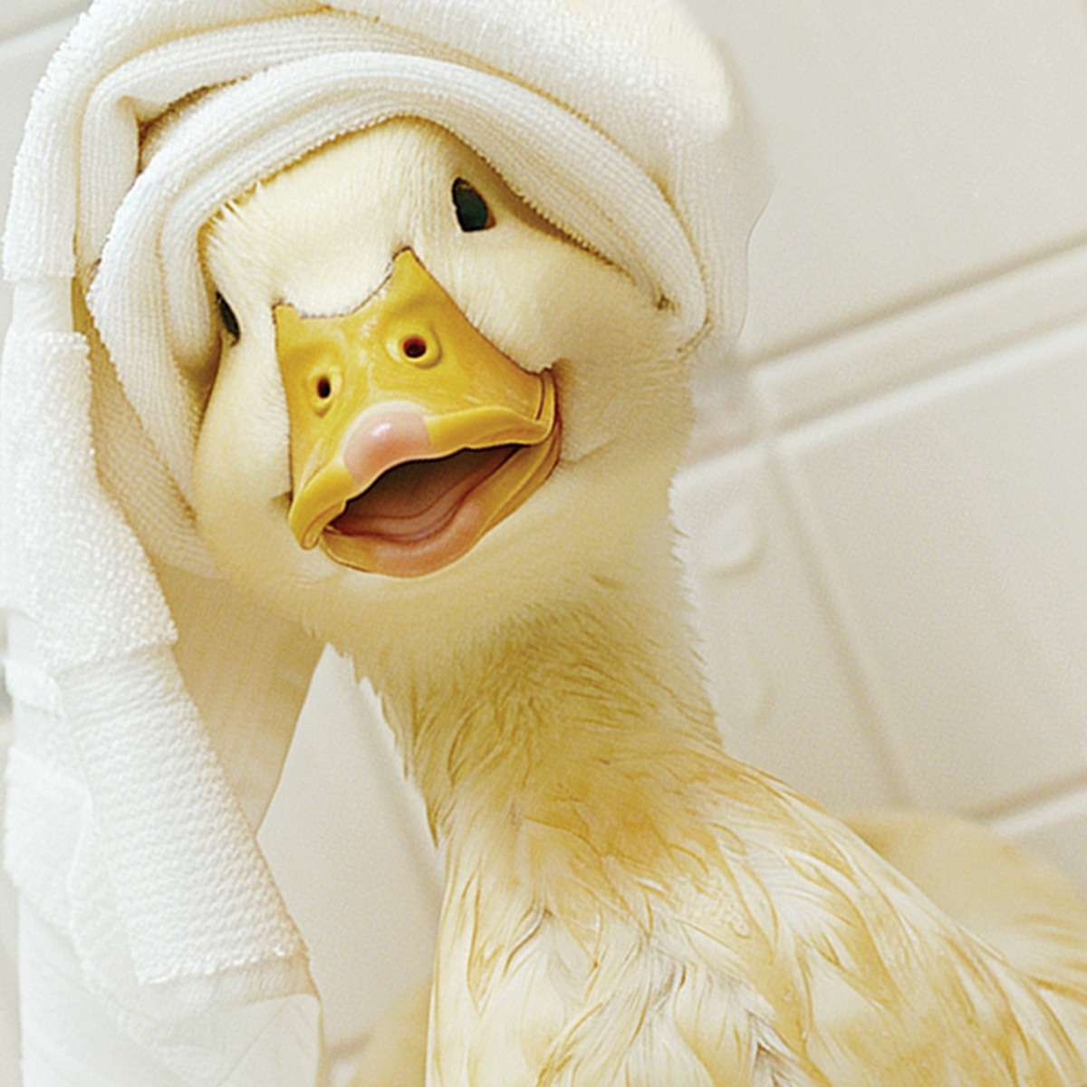 Ducky Bath Time Canvas Wall Art, 16x20