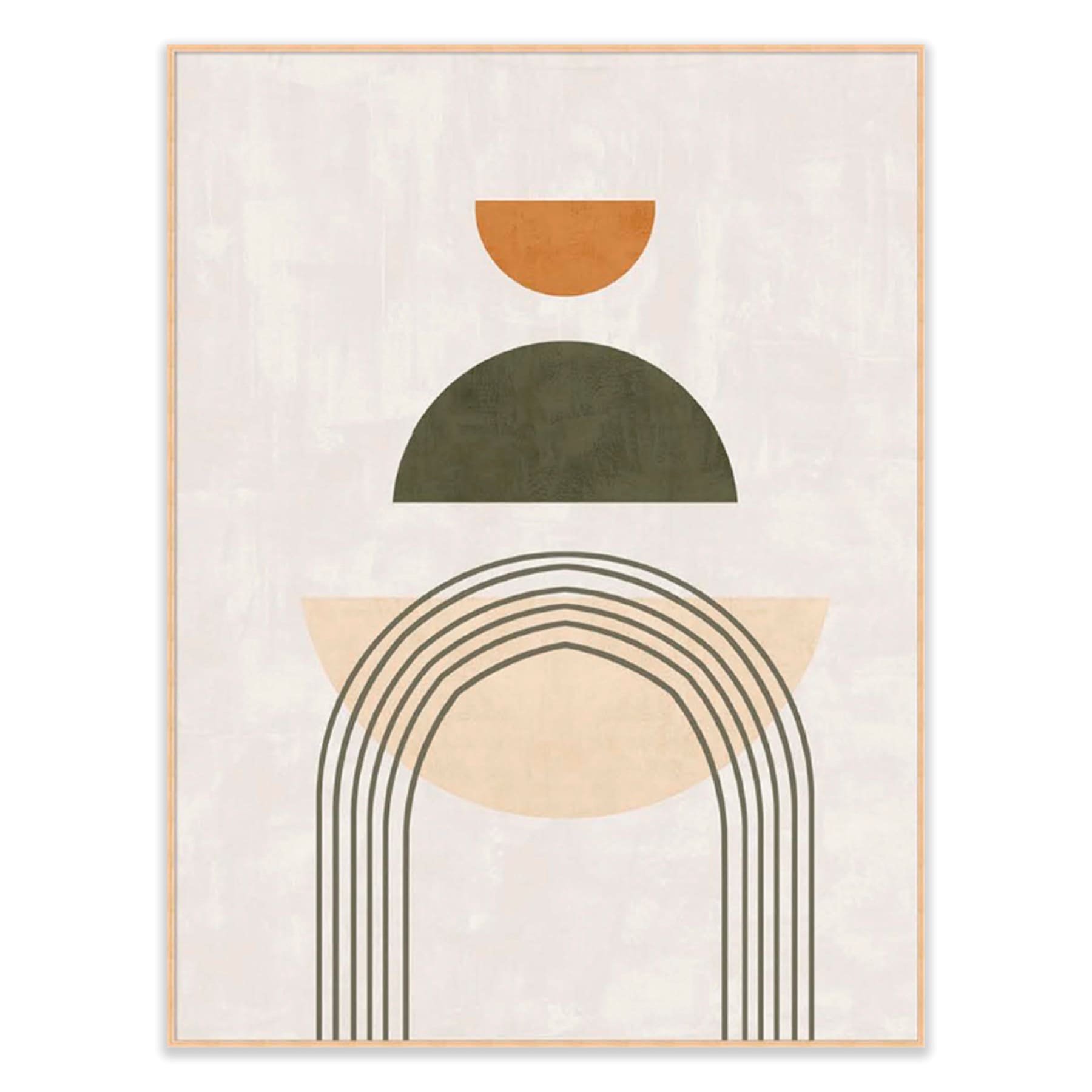 Soul Searcher Framed Abstract Canvas Wall Art, 15x19