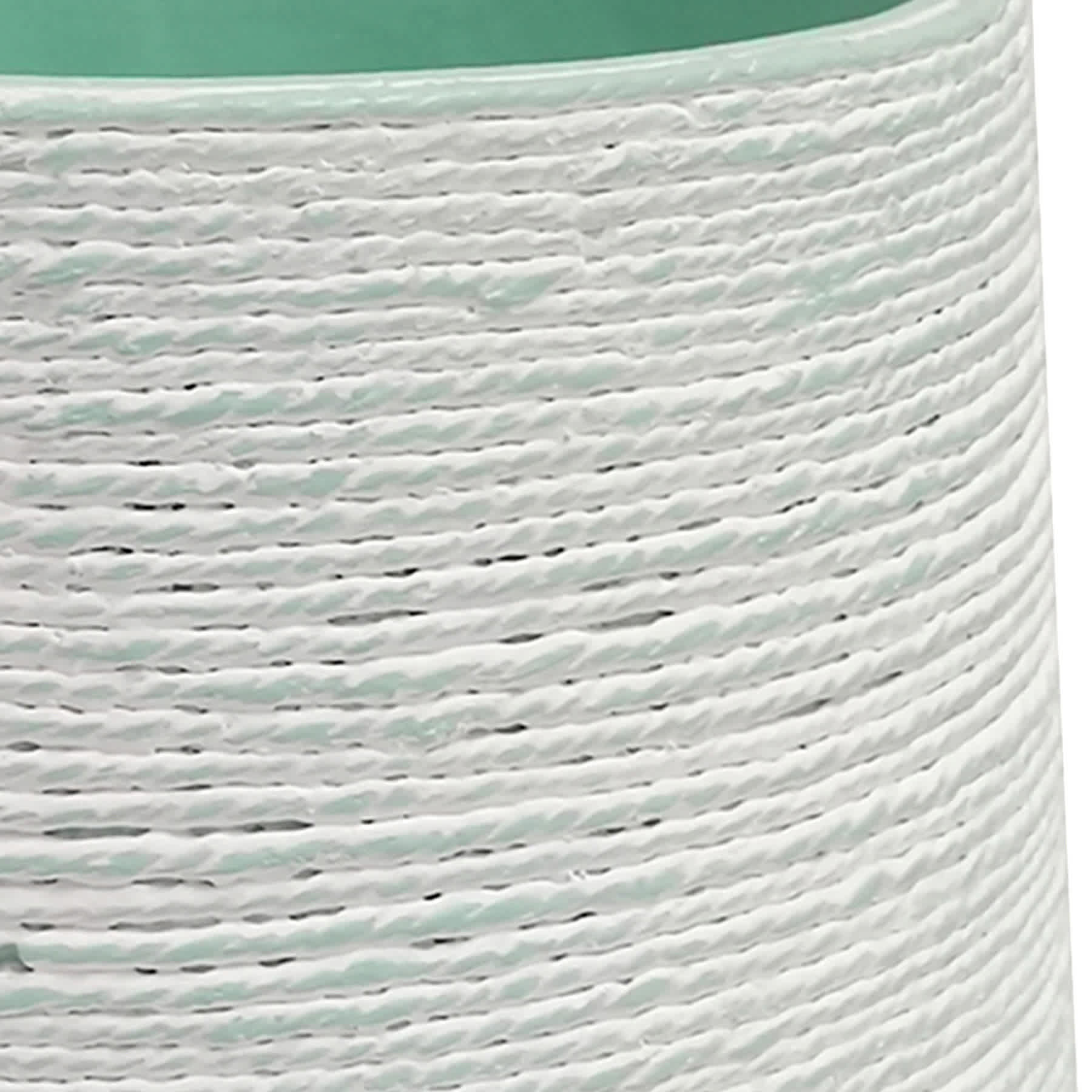 Ty Pennington Indoor Green Concrete Rope Pot, Small