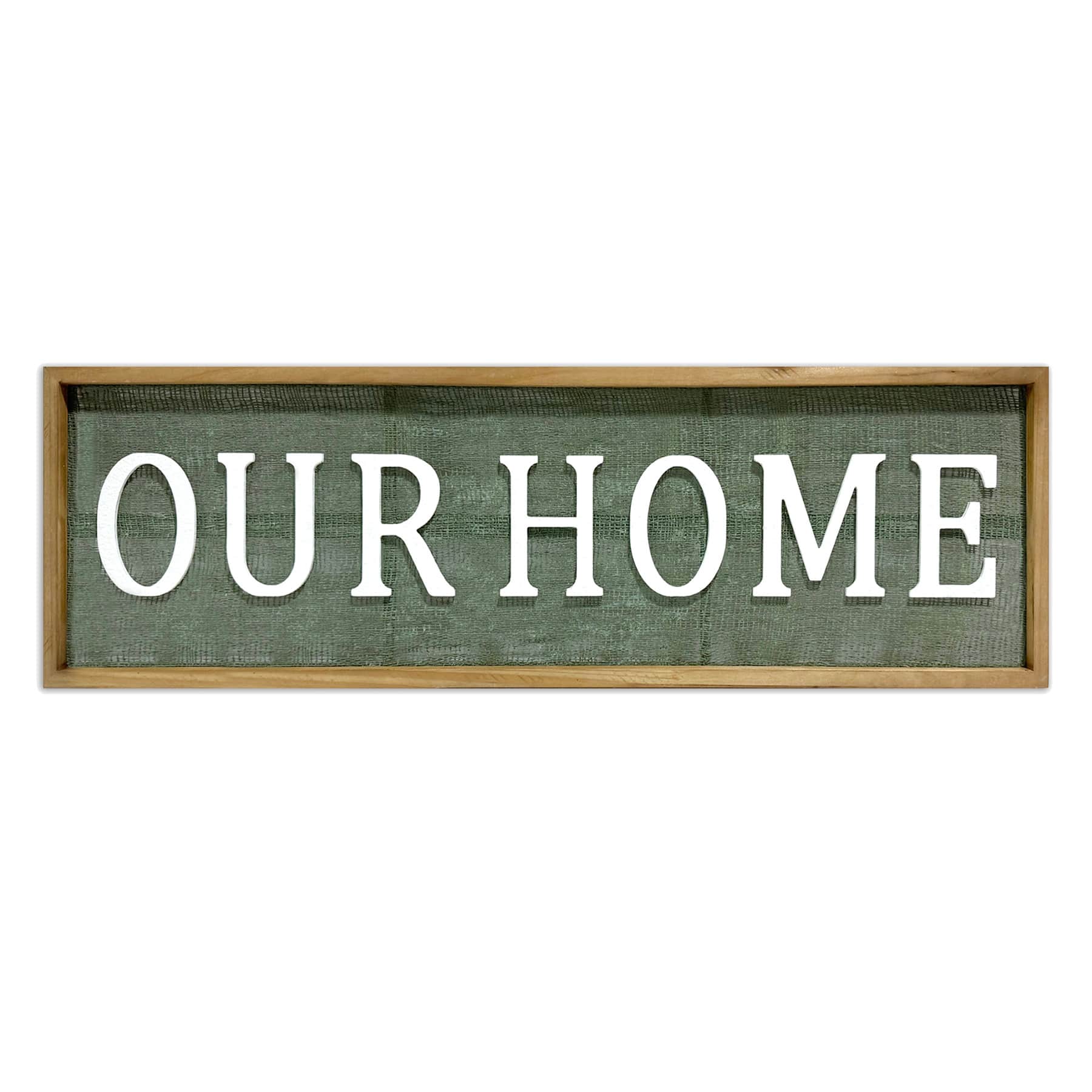 Honeybloom Our Home Wall Decor, 10x30