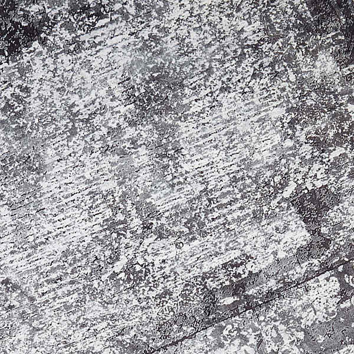 (D612) Crosby St. Freya Black Abstract Area Rug, 5x7