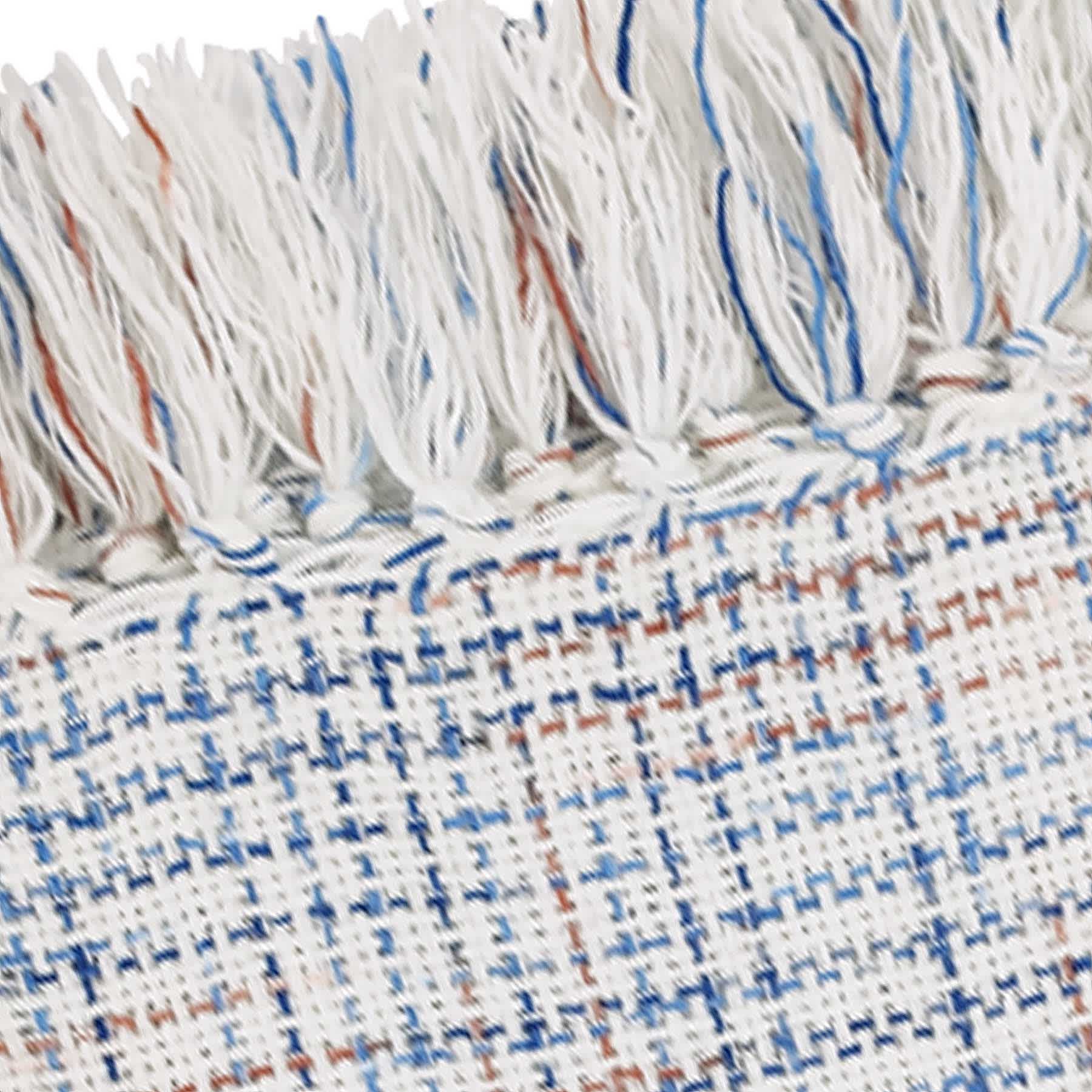 Ty Pennington Multicolor Fancy Yarn Woven Throw Blanket, 50x60