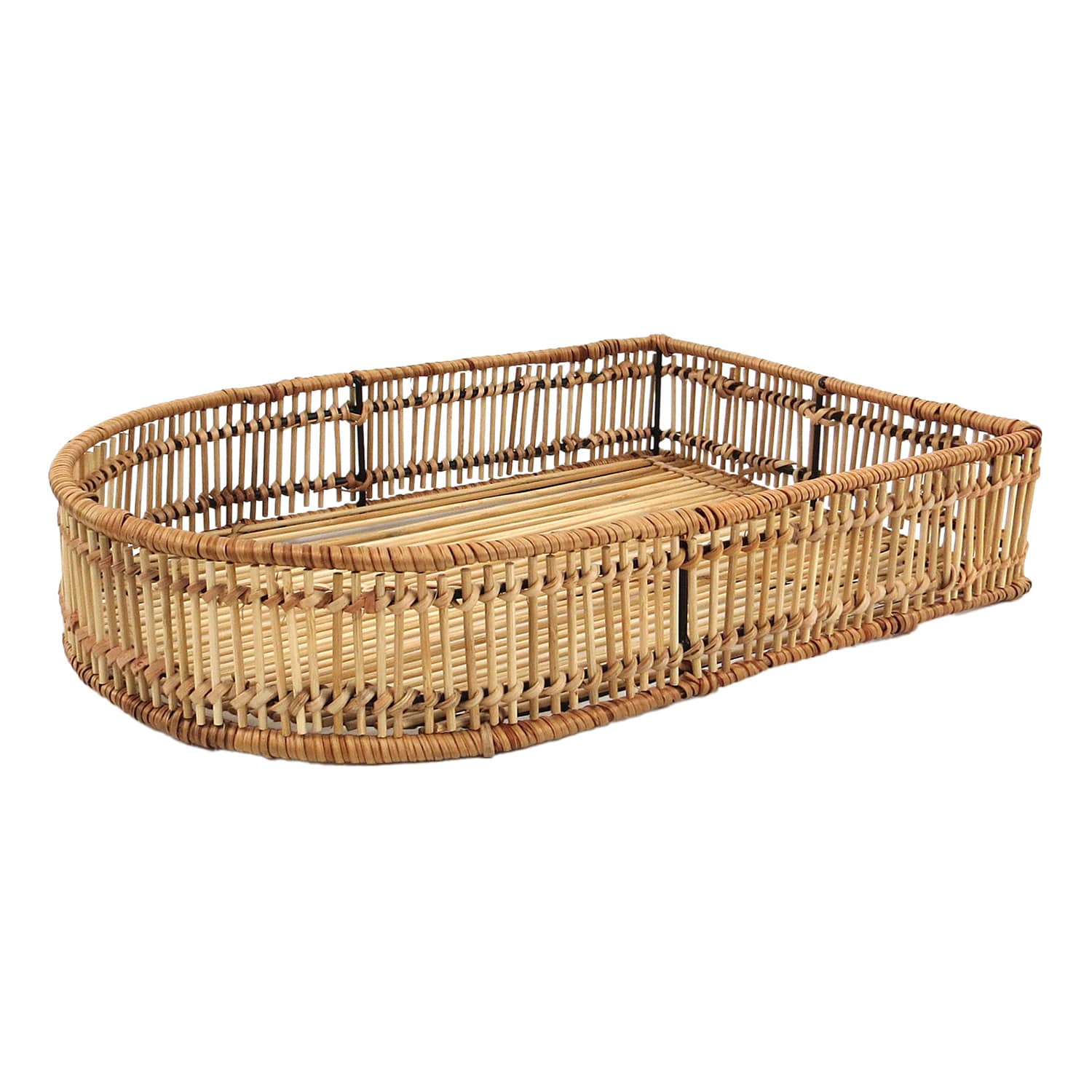 Found & Fable Round Bamboo Tray