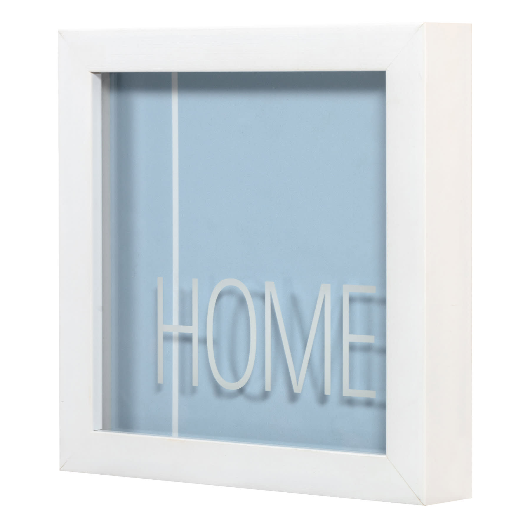 Blue Framed Home Sign, 8"