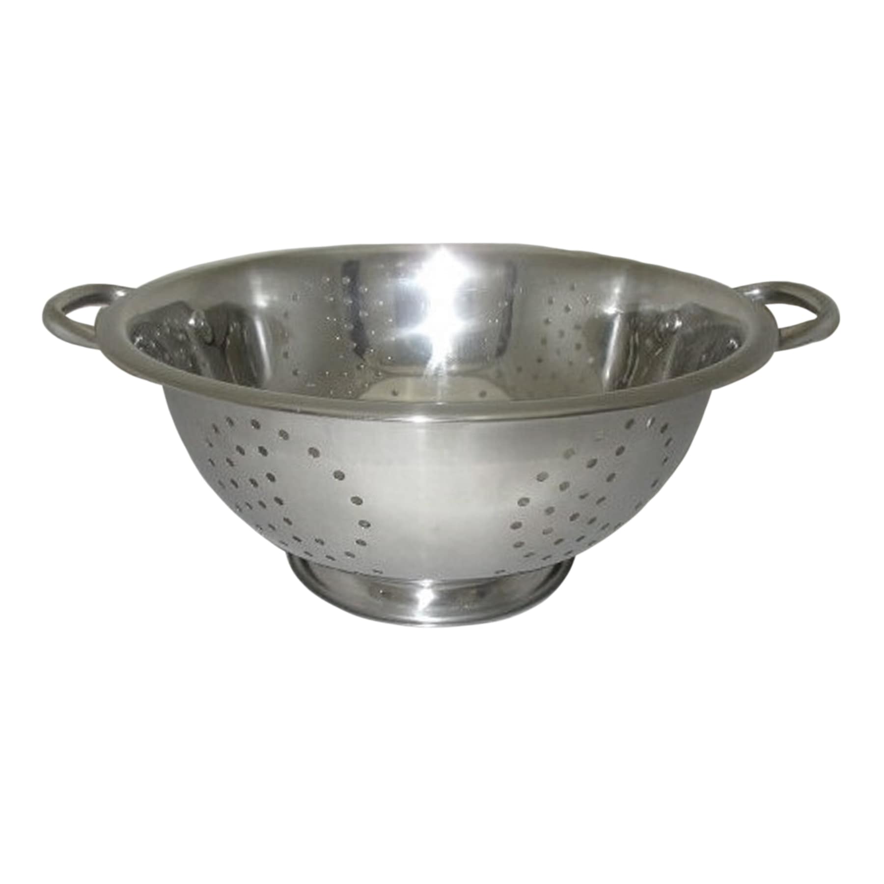 Silver Stainless Steel Colander, 5qt