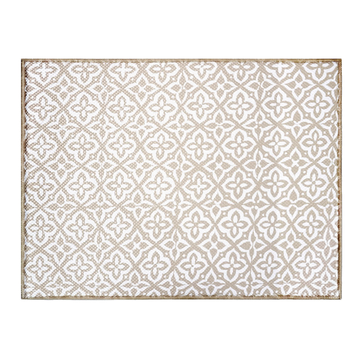 Taupe Geo Print Drying Mat