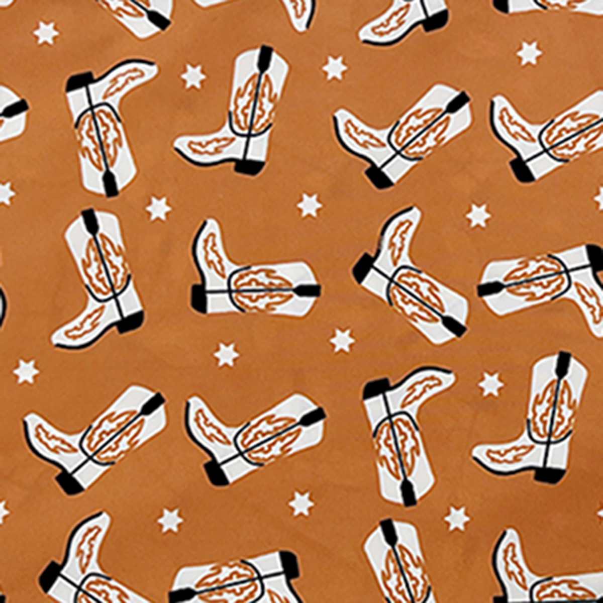 22 X 11 Cowboy Boot Printed Bandana