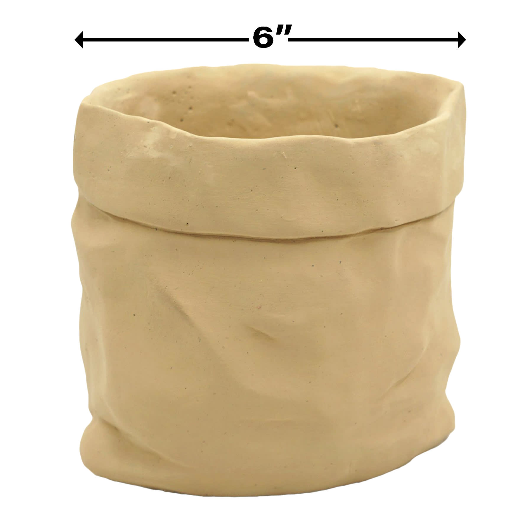 Honeybloom Indoor Paper Bag Planter, 5.5"