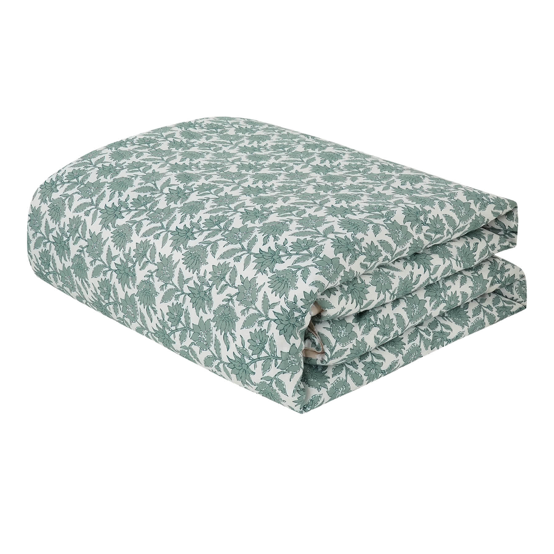 Honeybloom 5-Piece Folk Floral Print Comforter Set, Full/Queen