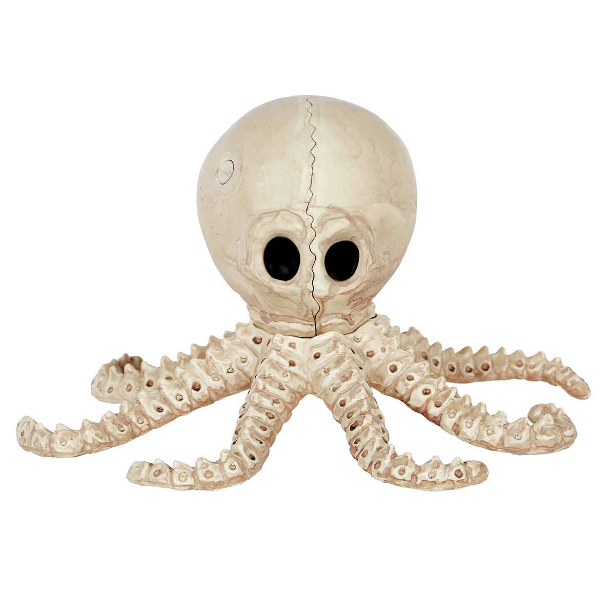 Cute Halloween Octopus Skeleton, 4.5"