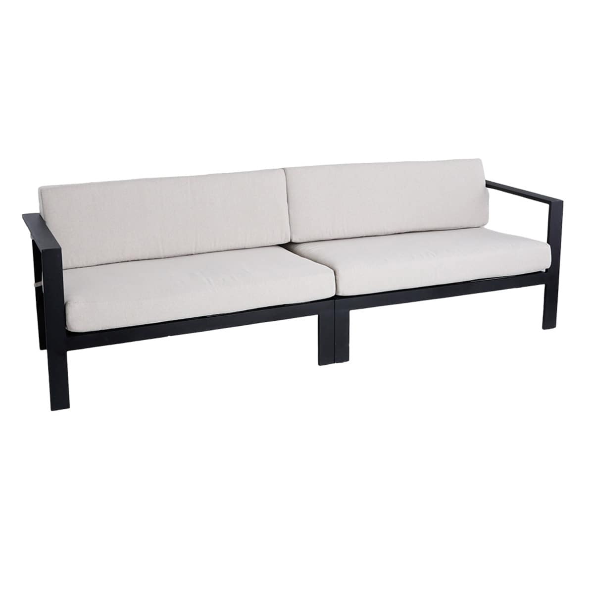Soho Black Steel Patio 4-Piece Set