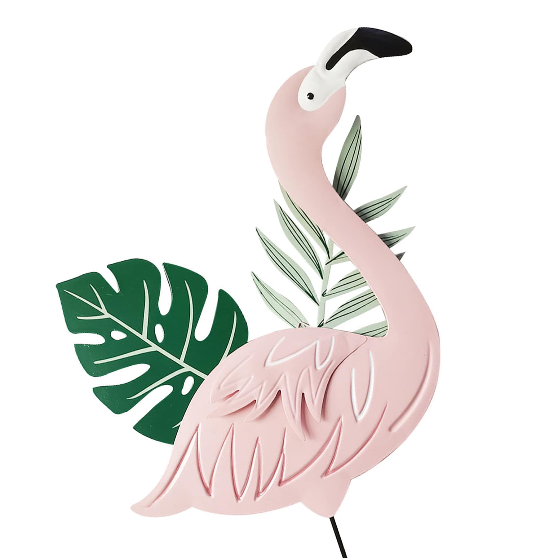 Providence Flamingo Metal Yard Stake, 36"