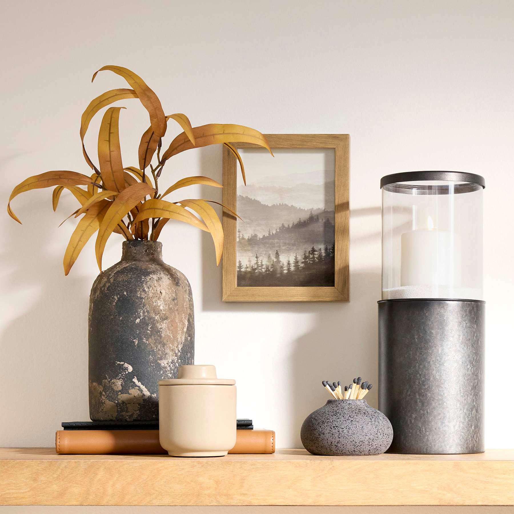 Stoneware Vase, 4"