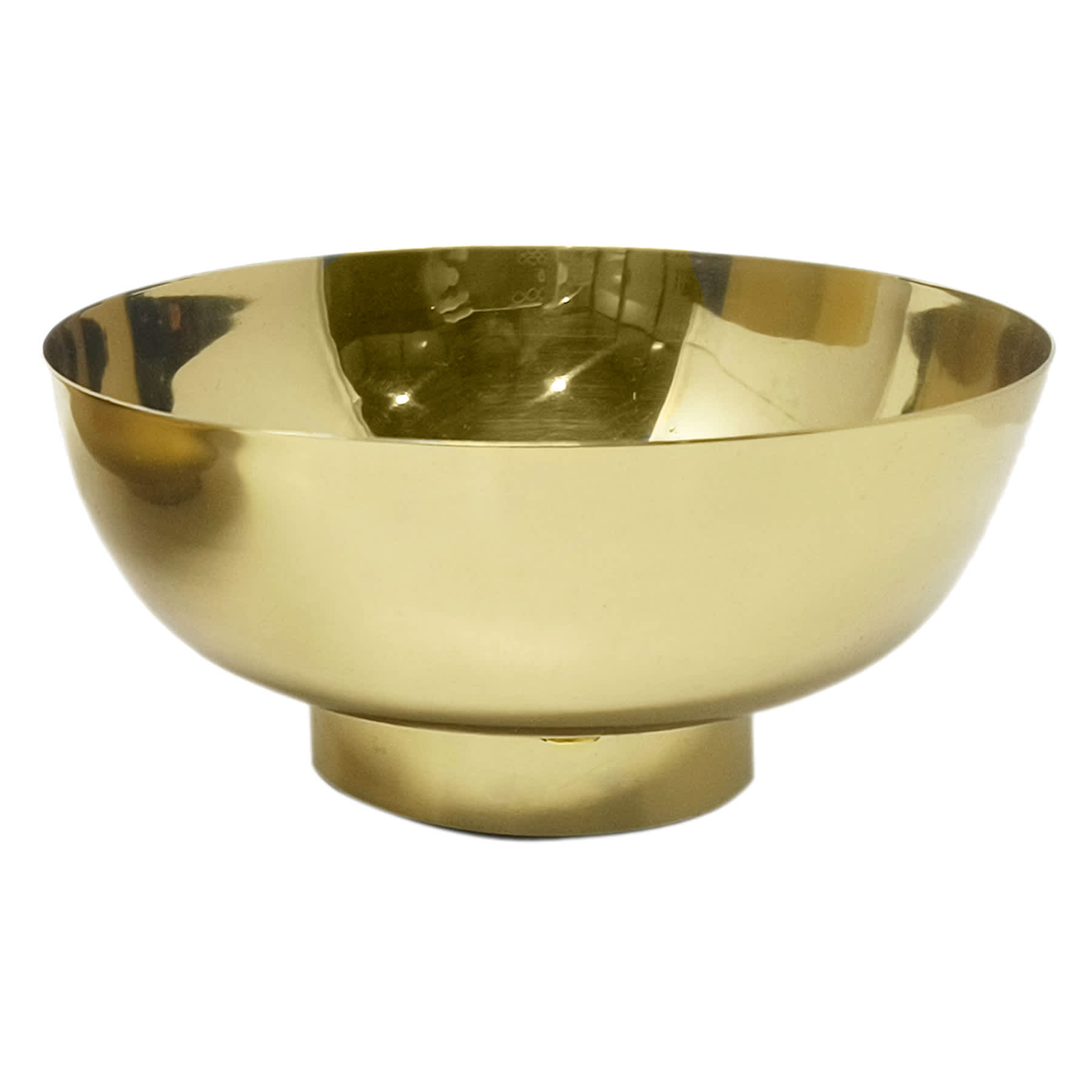 Shiny Gold Bowl with Base, Small