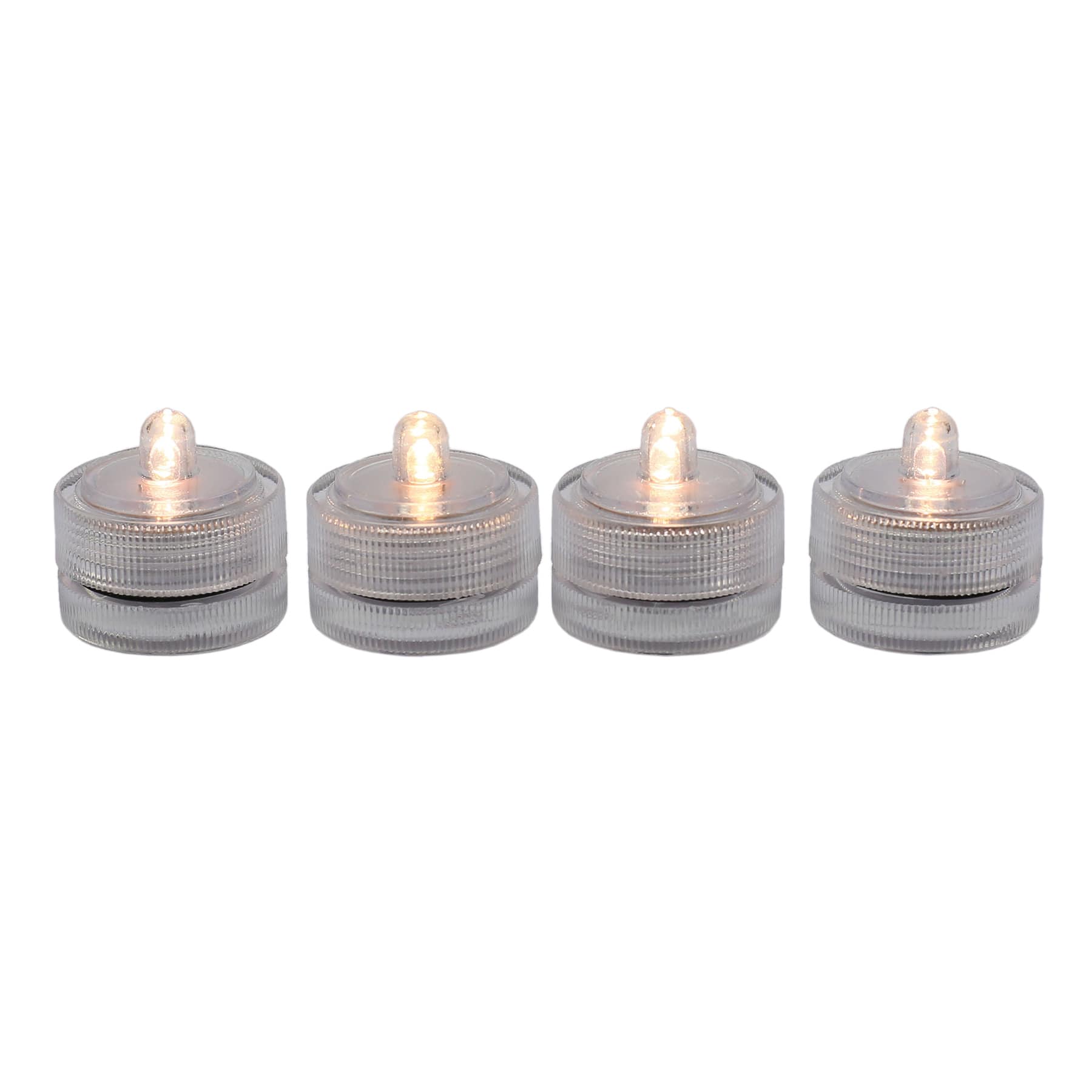 4-Pack Waterproof LED Tealight Candles