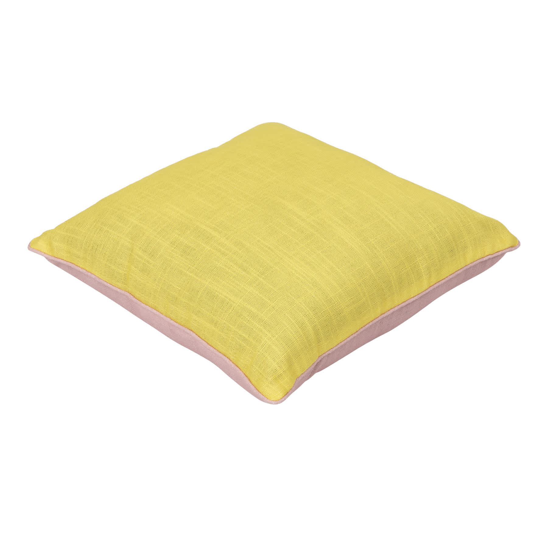 Oh Joy! Yellow & Pink Reversible Outdoor Throw Pillow, 18"