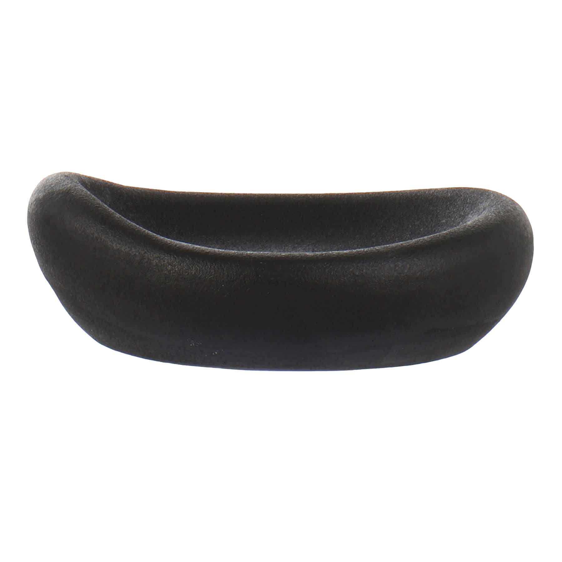 Matte Black Textured Ceramic Bowl, 8"