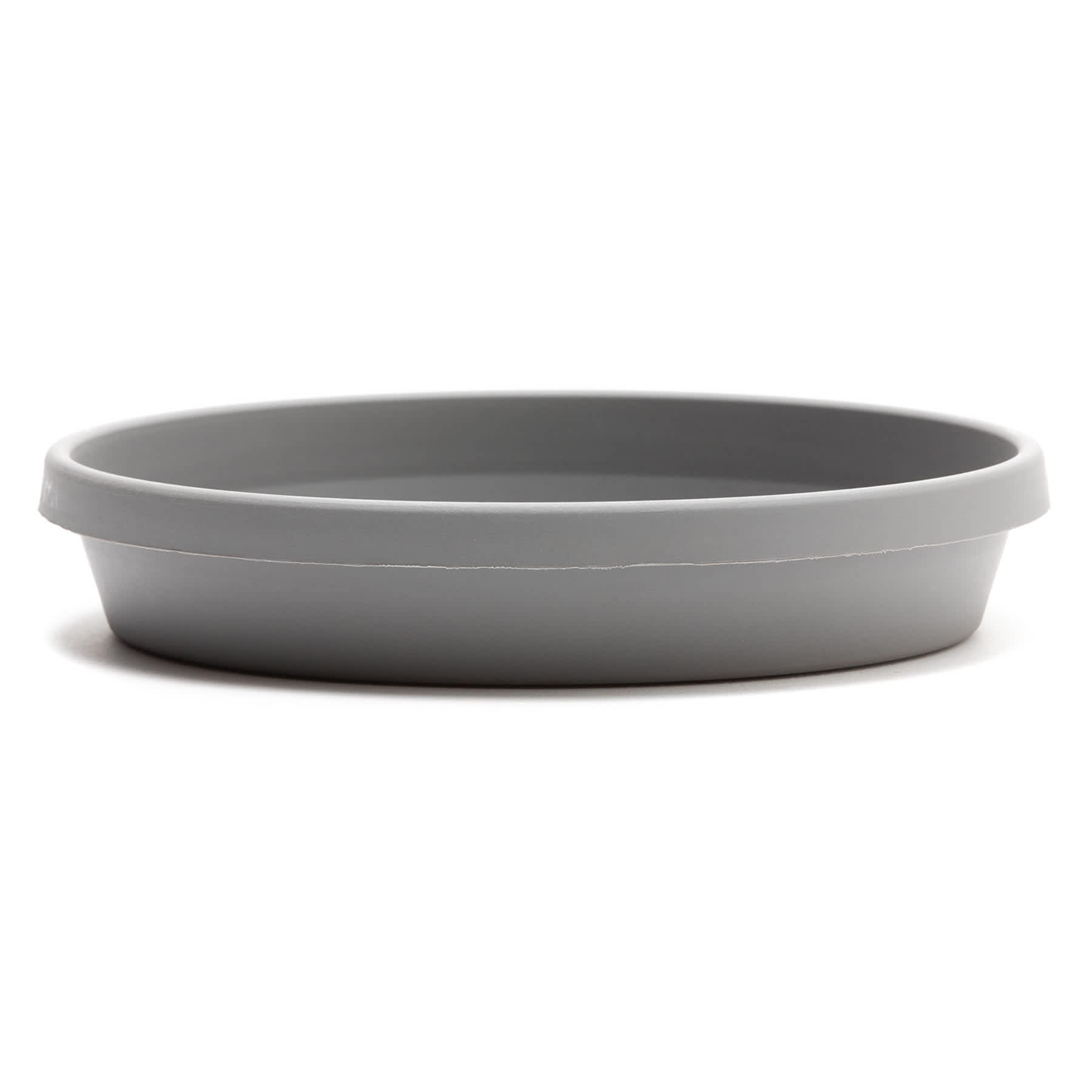 Charcoal Grey Terra Living Outdoor Plant Saucer, Small