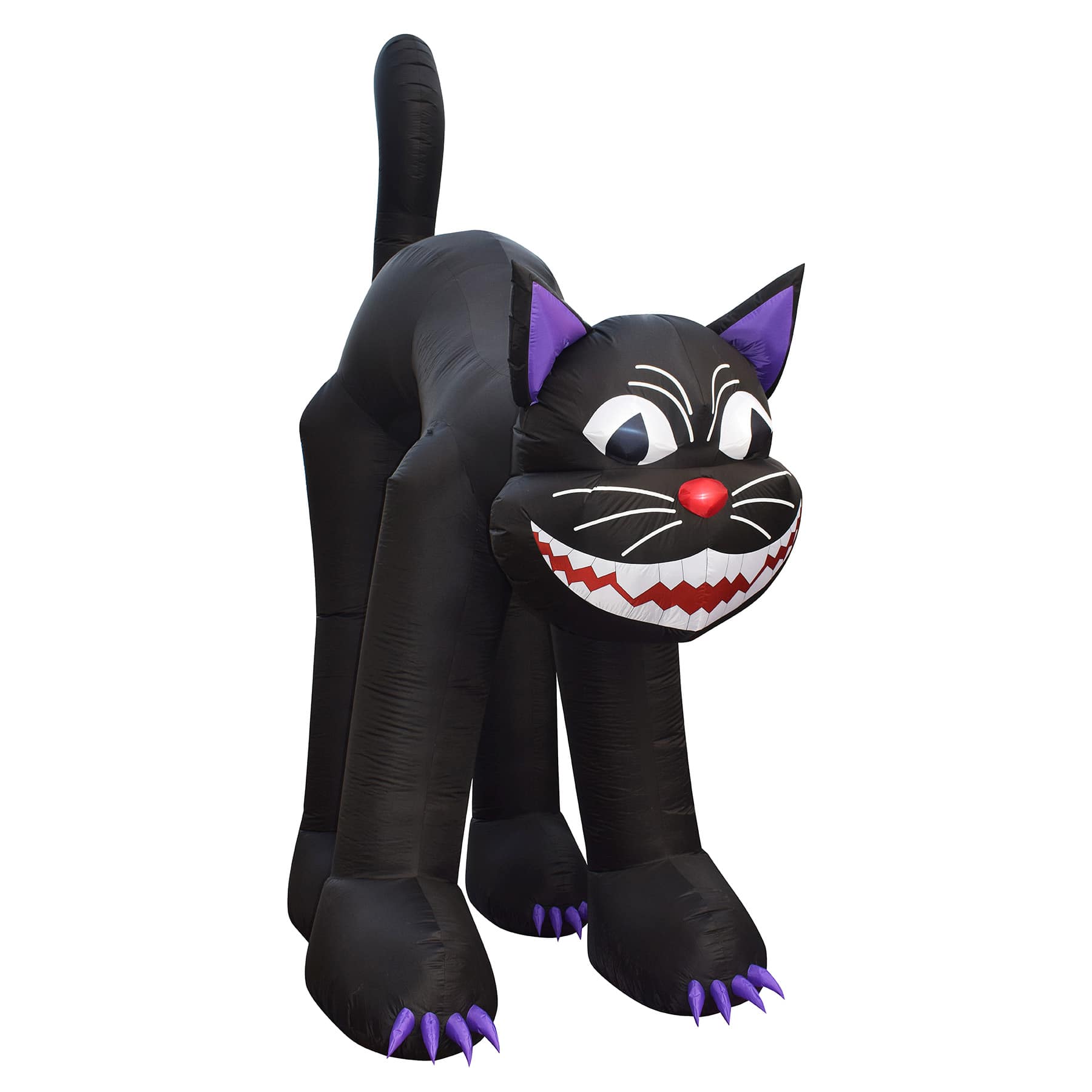 Head-Turning Cat Halloween Inflatable, 20'