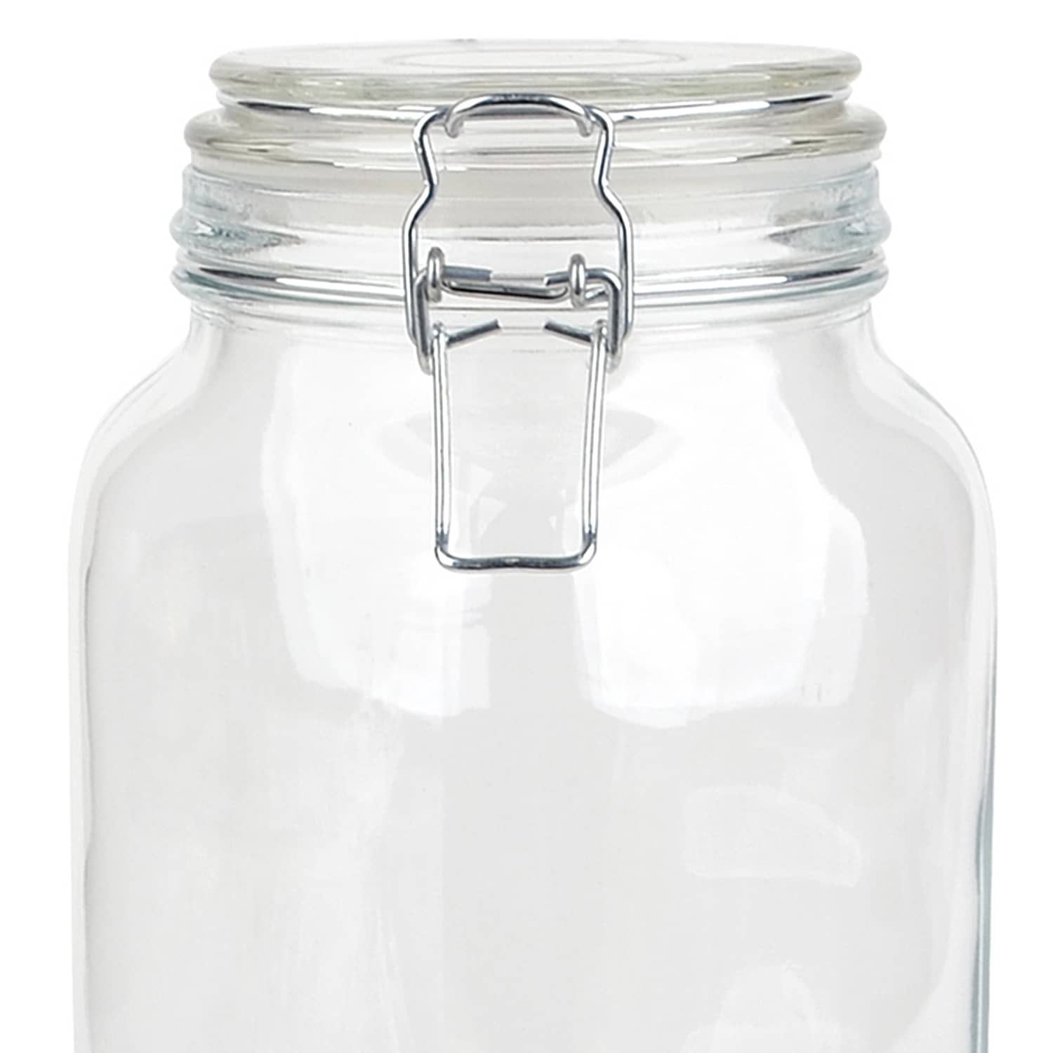 Glass Canister with Glass Lock Lid, 68oz