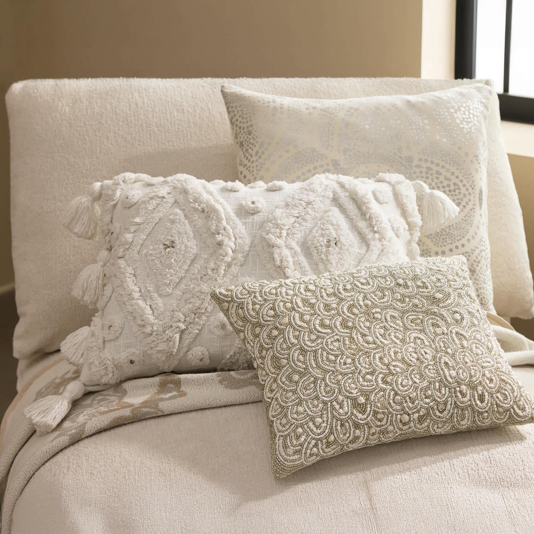 Found & Fable Leopard Scalloped Edge Throw Blanket, 50x60