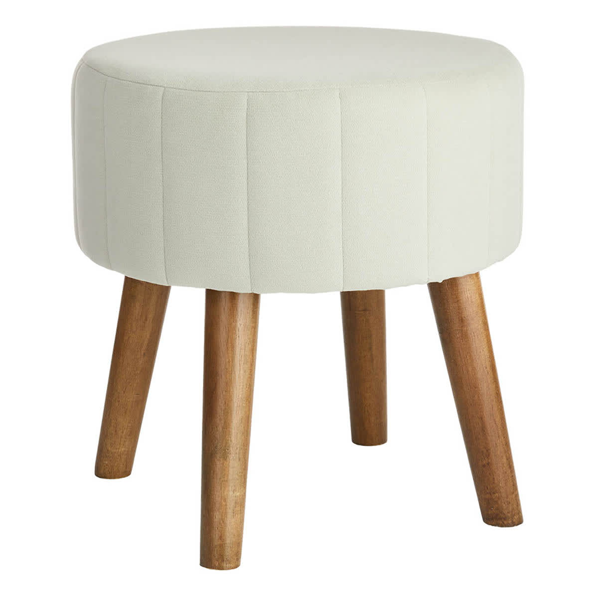 Emmy Stool with Wooden Legs, Mint