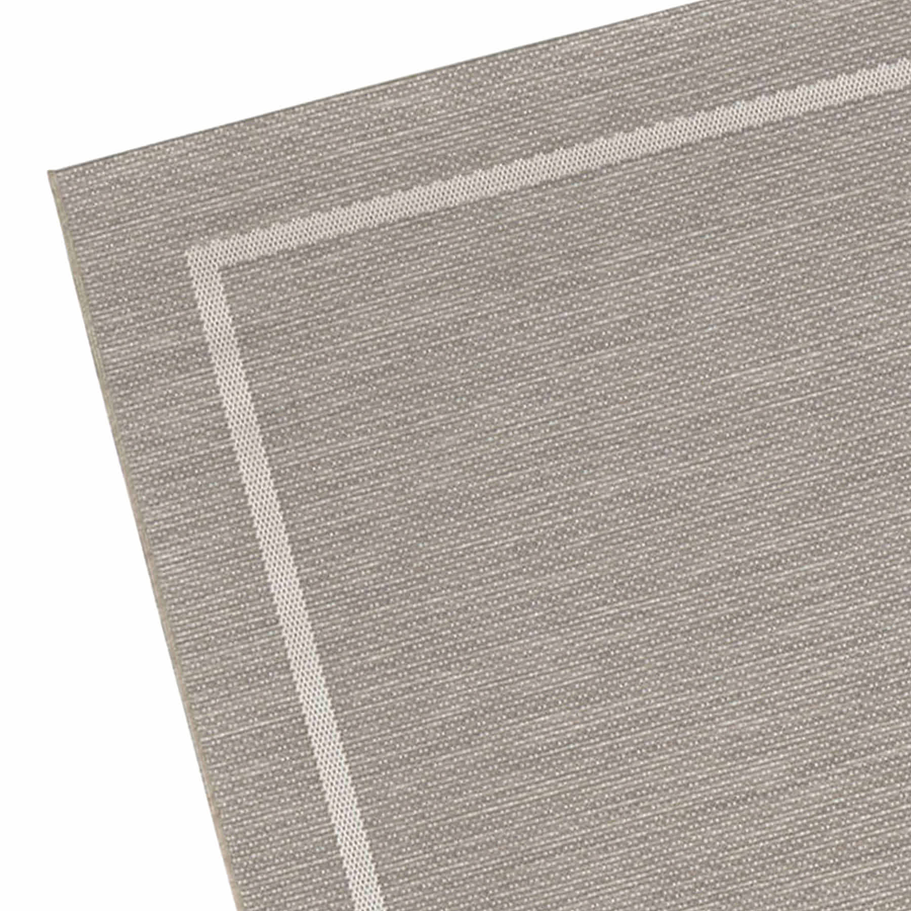 (E198) Honeybloom Prisma Ivory Border Indoor & Outdoor Accent Rug, 3x5