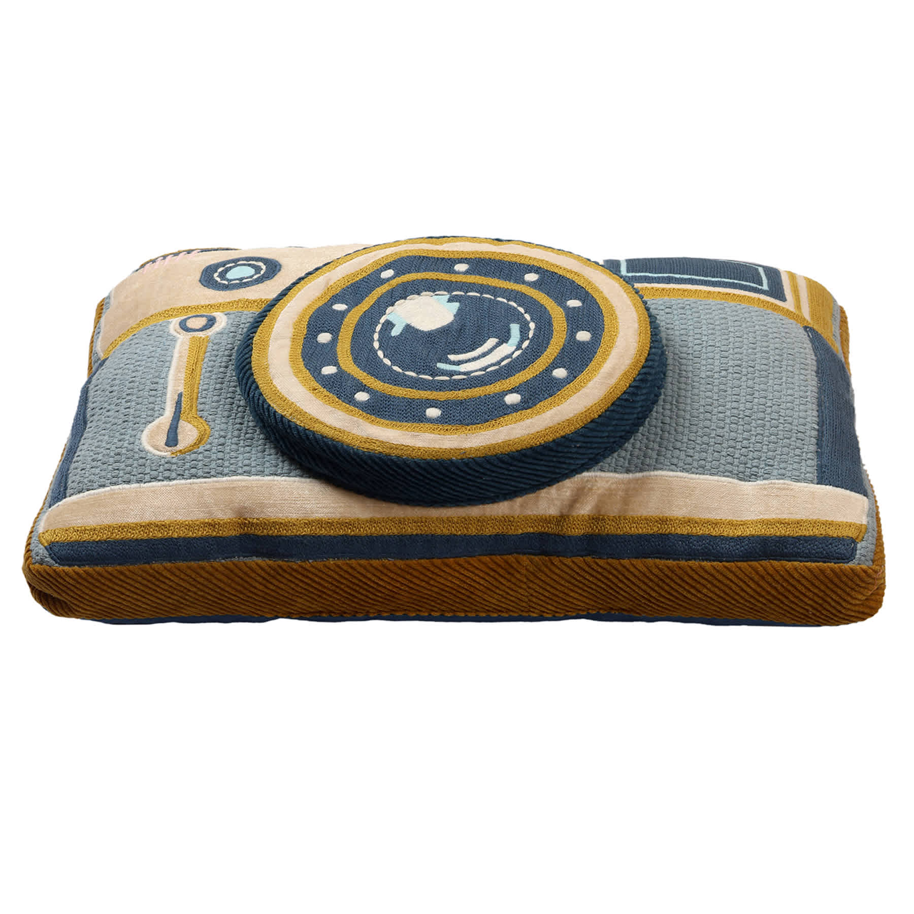 Camera Shaped Throw Pillow, 19x14