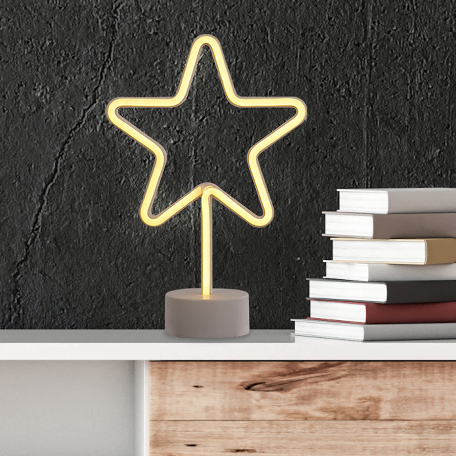 Star LED Neon Stand